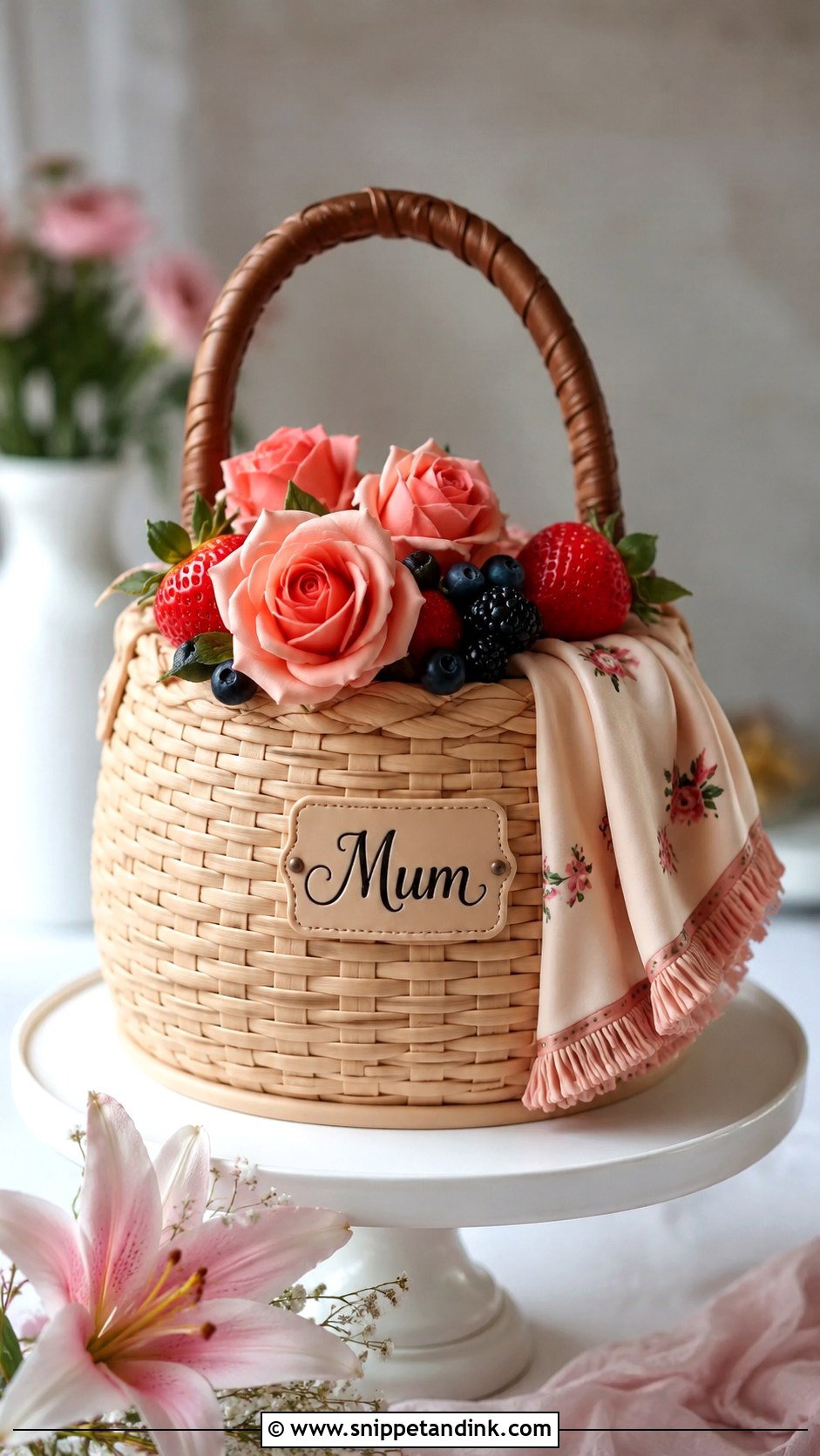 Kiondo Cake For Mum - Snippet and Ink - 20 Kiondo Cake Designs