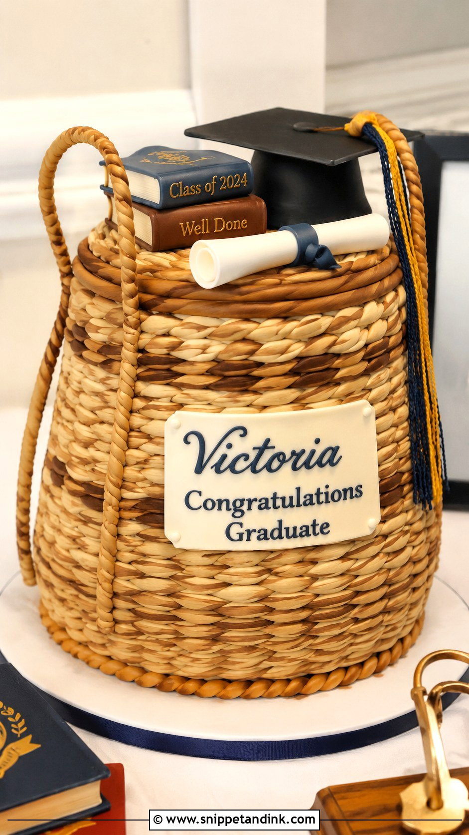 Kiondo Graduation Cake - Snippet and Ink - 20 Kiondo Cake Designs