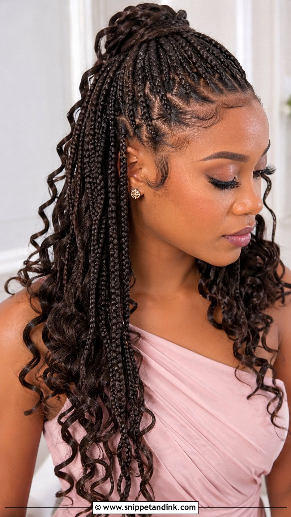 Knotless Braids Bridesmaid Hair - Snippet and Ink - 30 Bridesmaid Hair Styles