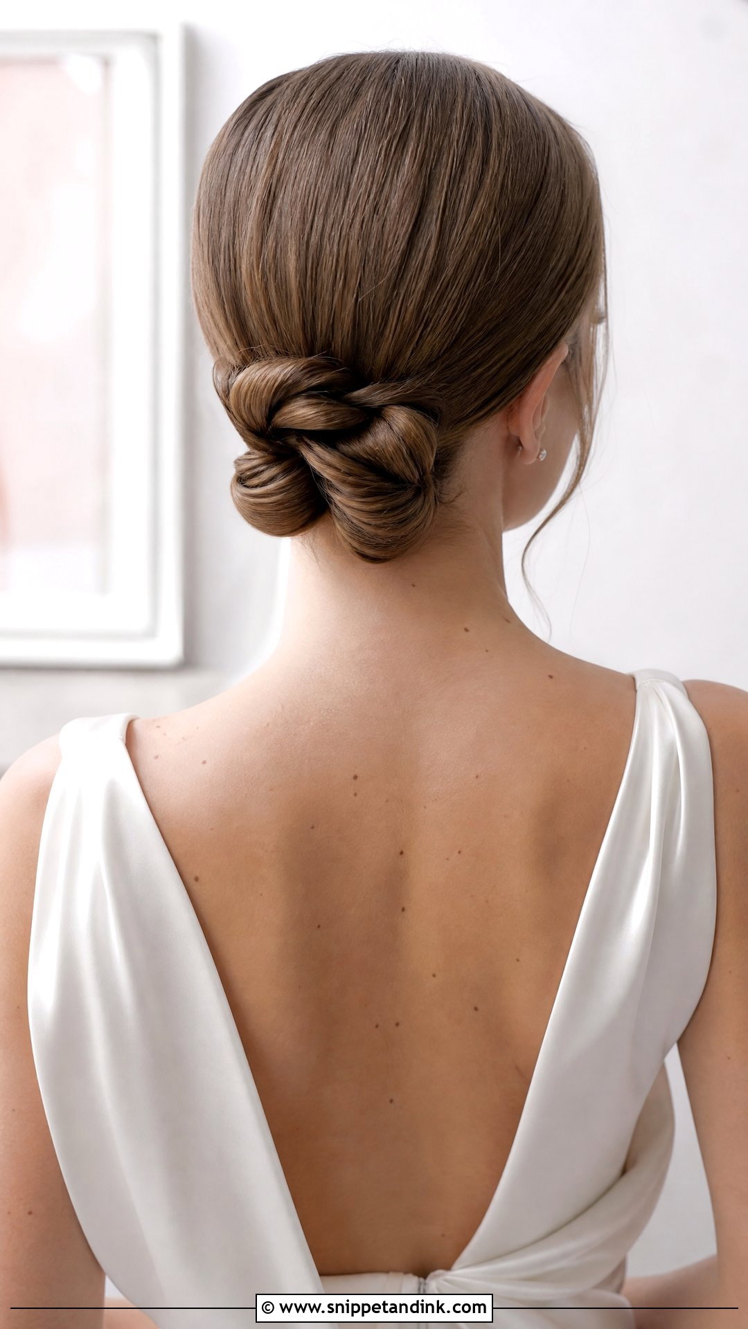 Knotted Bun - Snippet and Ink - 20 Simple Bridal Bun Ideas