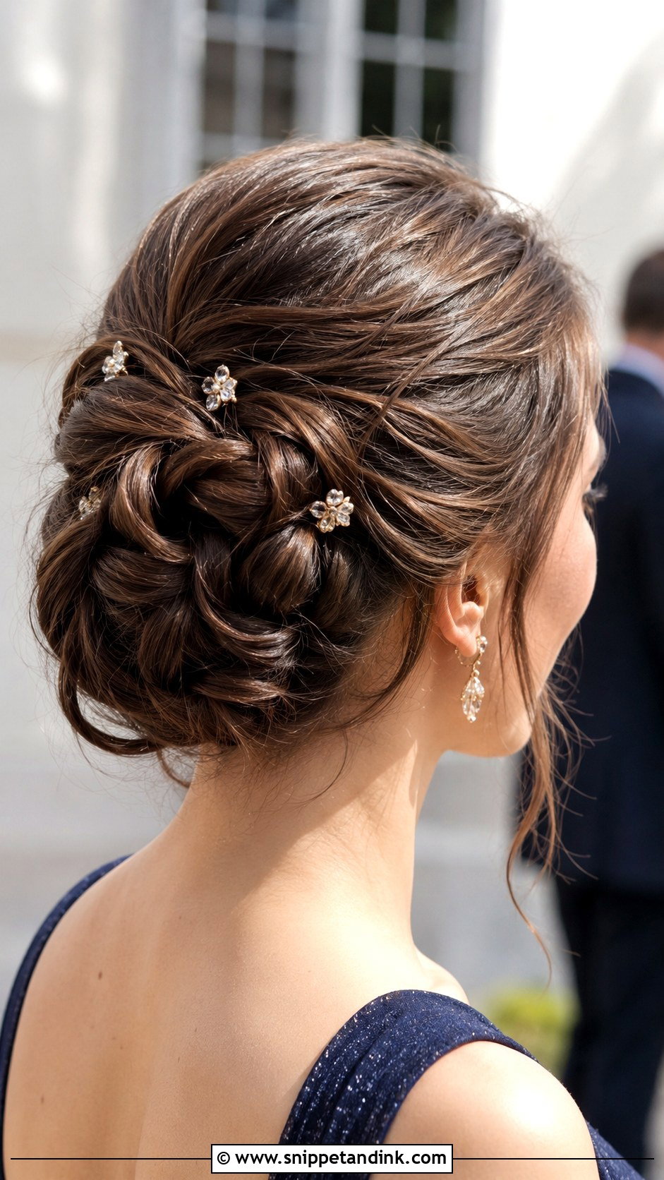Knotted Bun - Snippet and Ink - 25 Wedding Guest Hair Up Ideas