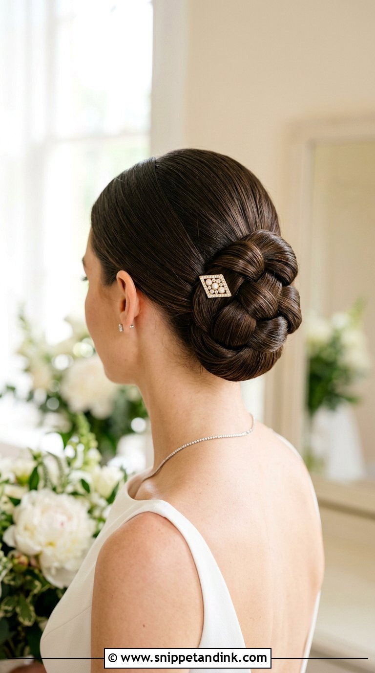 Knotted Bun Updo - Snippet and Ink - 20 Bride Hair Up Ideas