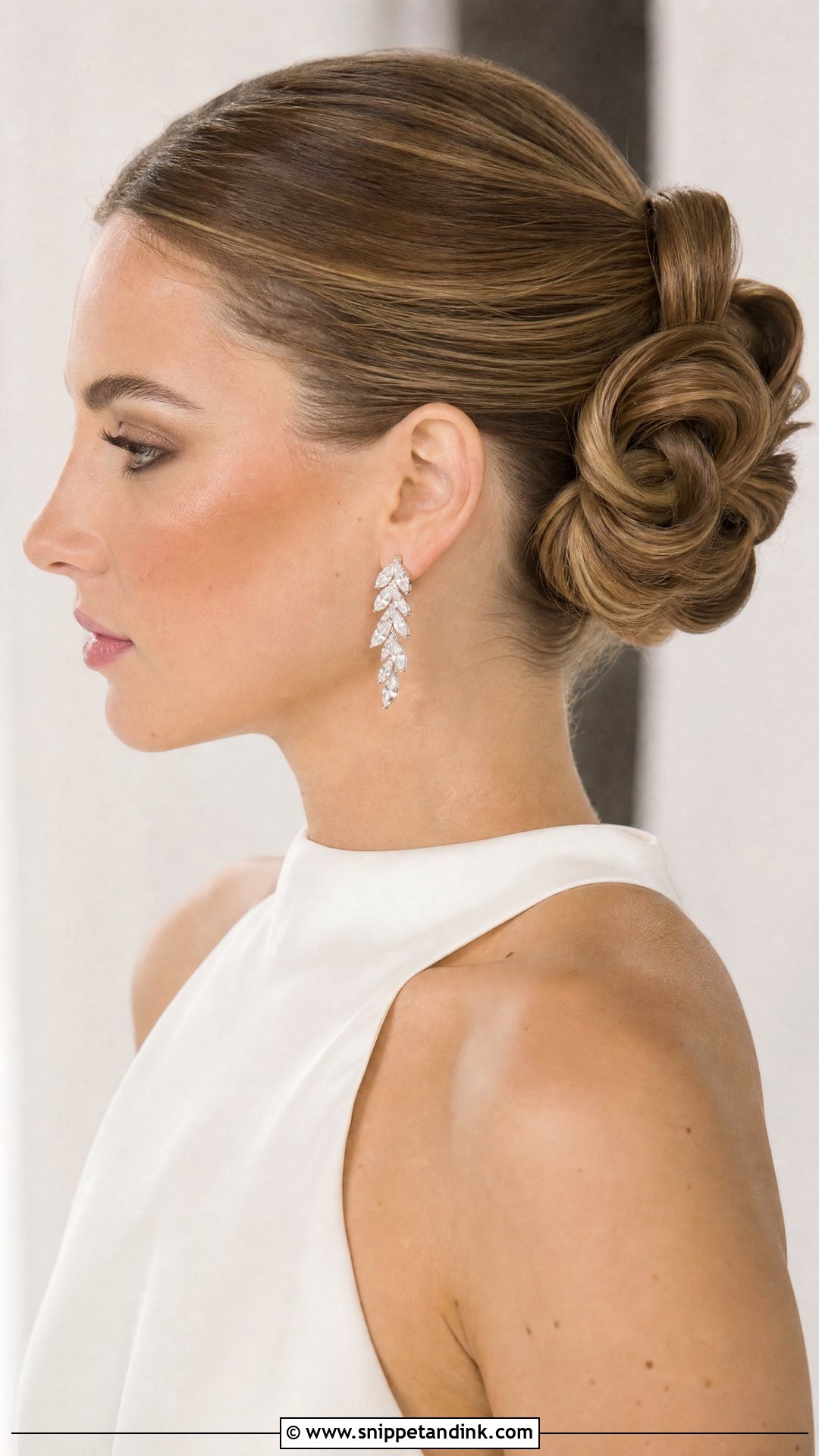 Knotted Bun Wedding Updo - Snippet and Ink - 20 Wedding Hair Updos