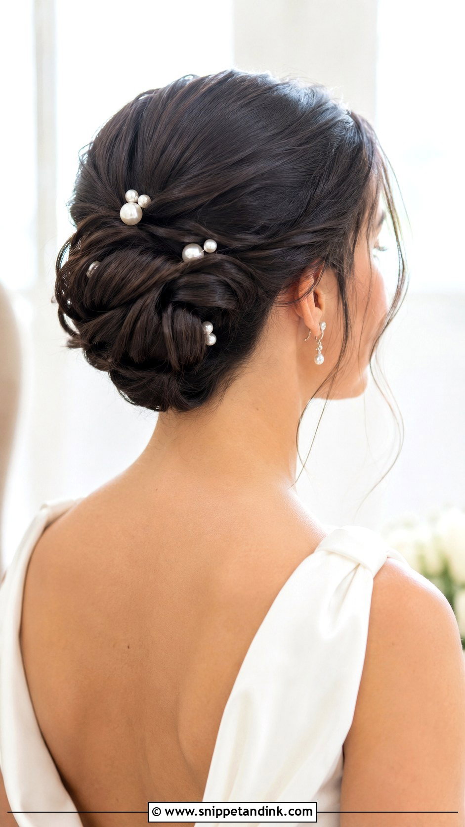 Knotted Bun Wedding Updo - Snippet and Ink - 25 Bride Bun Hairstyles