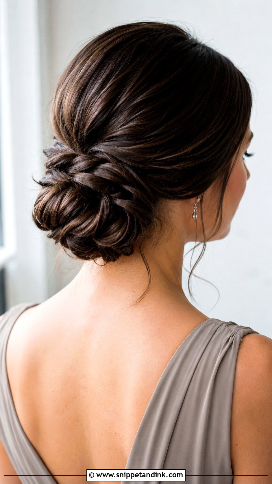 Knotted Bun Wedding Updo for Long Hair - Snippet and Ink - 20 Wedding Updos for Long Hair Bridesmaid