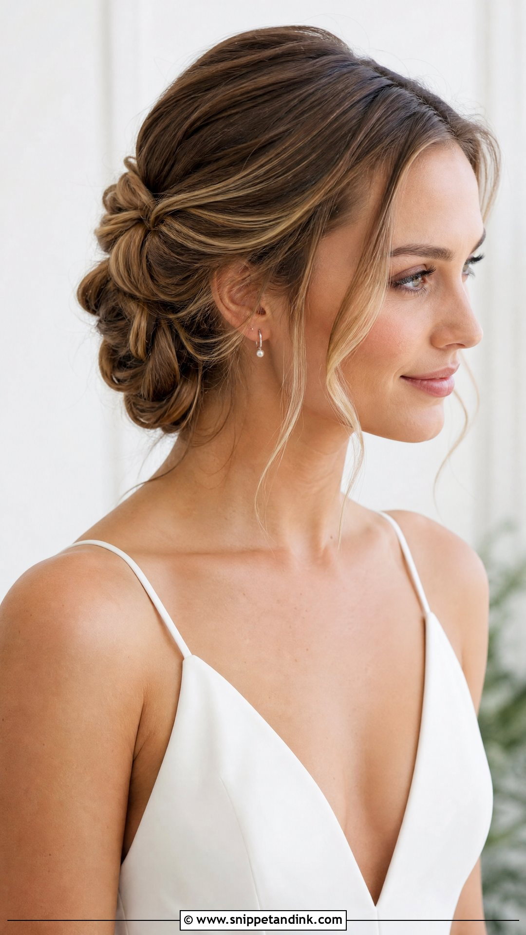 Knotted Bun Wedding Updo - Snippet and Ink - 20 Simple Wedding Updos for Long Hair