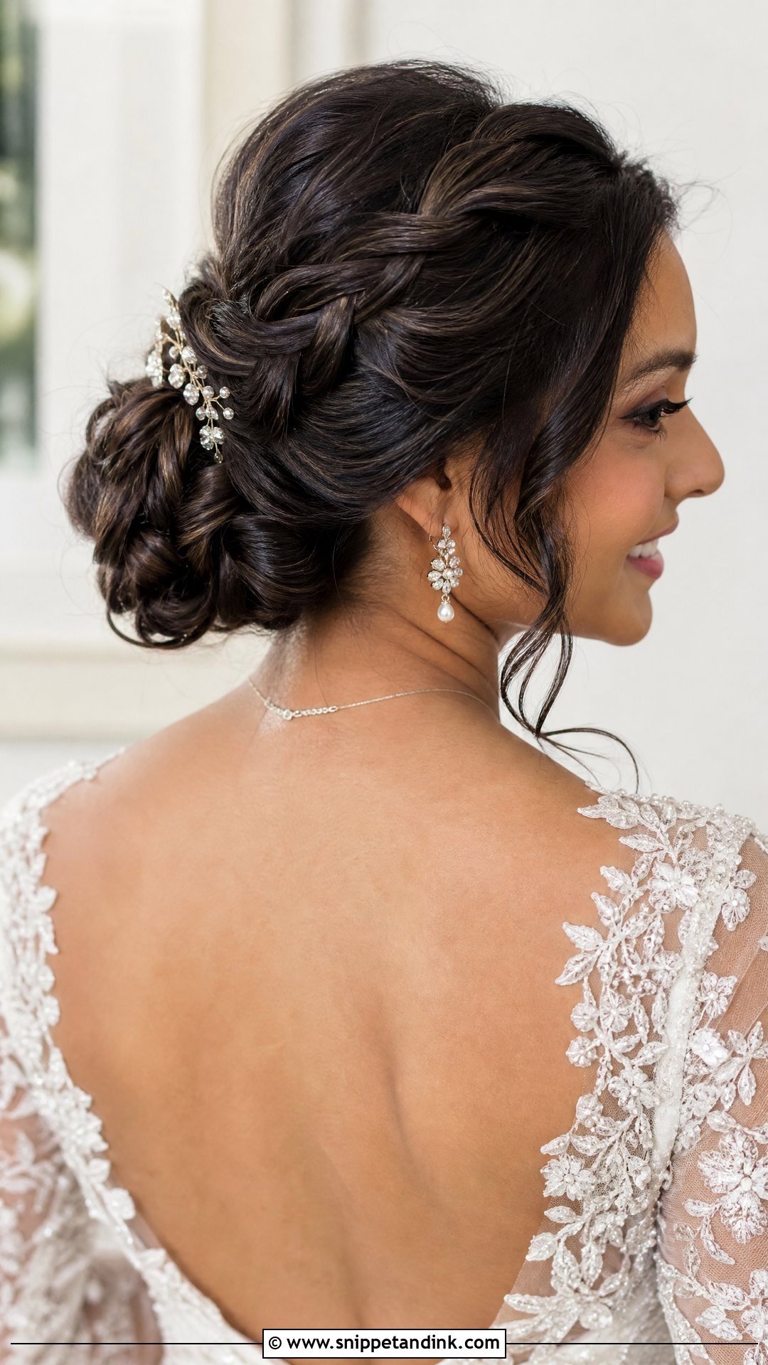 Knotted Bun With Braids - Snippet and Ink - 20 Wedding Hair Inspiration Updo Hairstyle Ideas