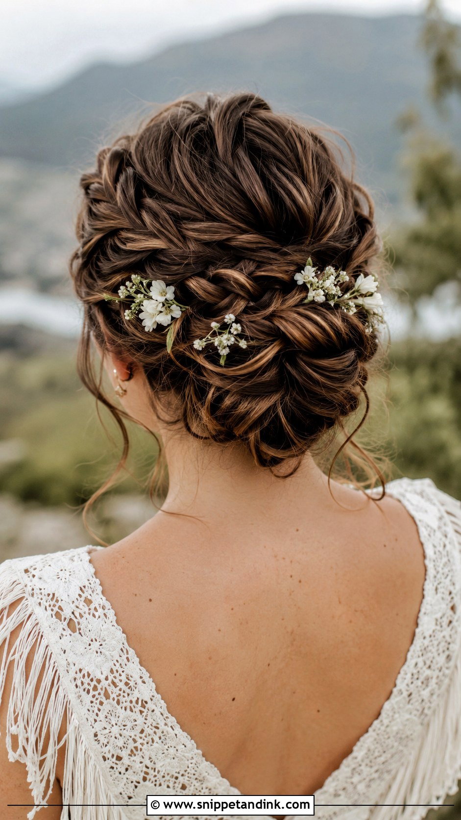 Knotted Bun with Braids - Snippet and Ink - 30 Wedding Hair Up Ideas