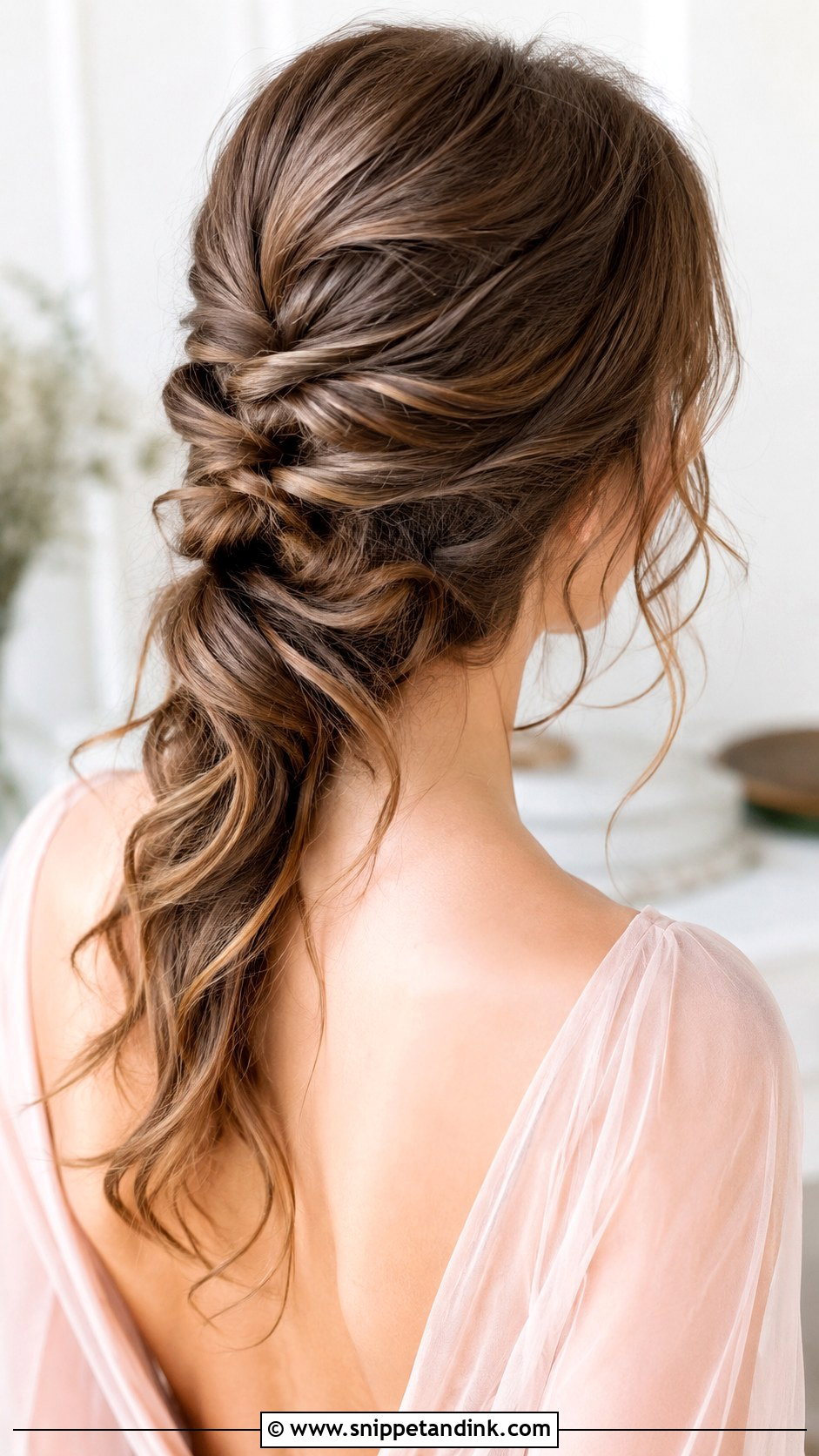 Knotted Half Up - Snippet and Ink - 25 Simple Wedding Guest Hairstyles