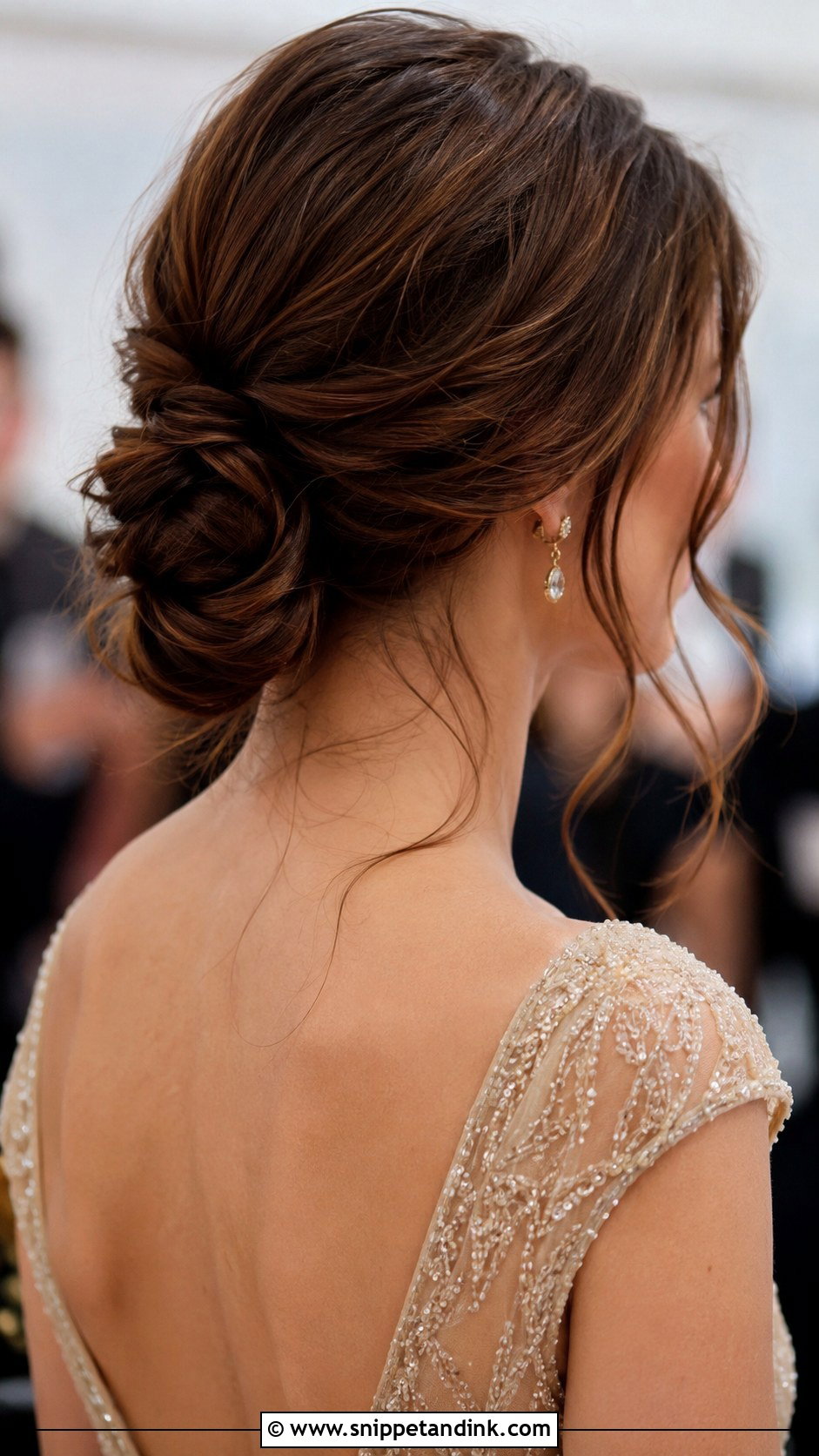 Knotted Low Bun - Snippet and Ink - 30 Hair Looks for Wedding Guest