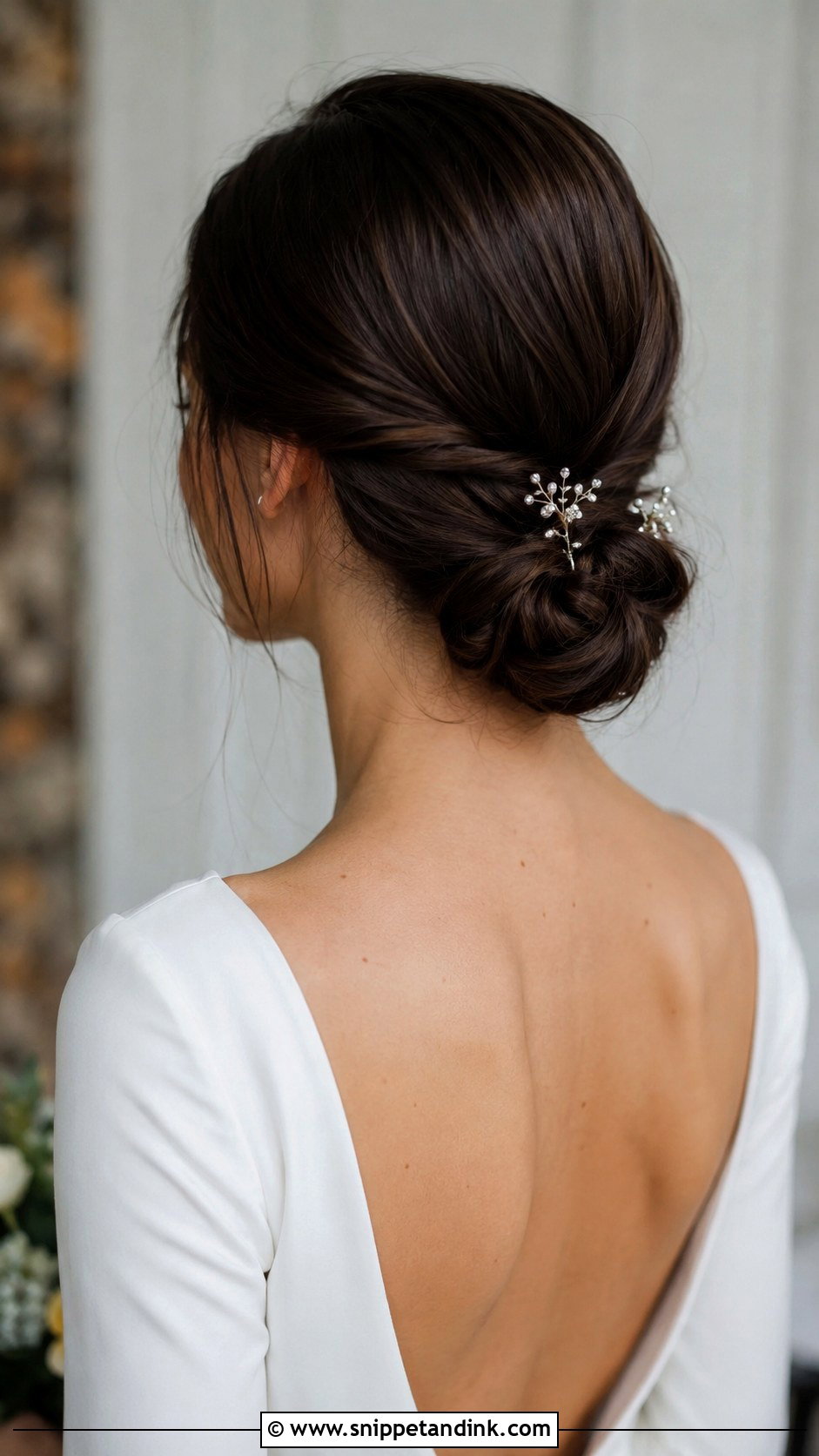 Knotted Low Bun - Snippet and Ink - 20 Easy Wedding Hairstyle Ideas