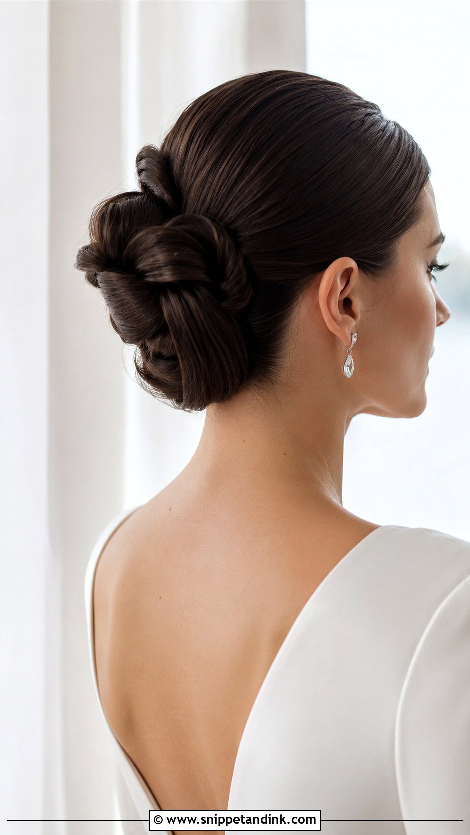 Knotted Updo - Snippet and Ink - 20 Simple Updo Wedding Hairstyles