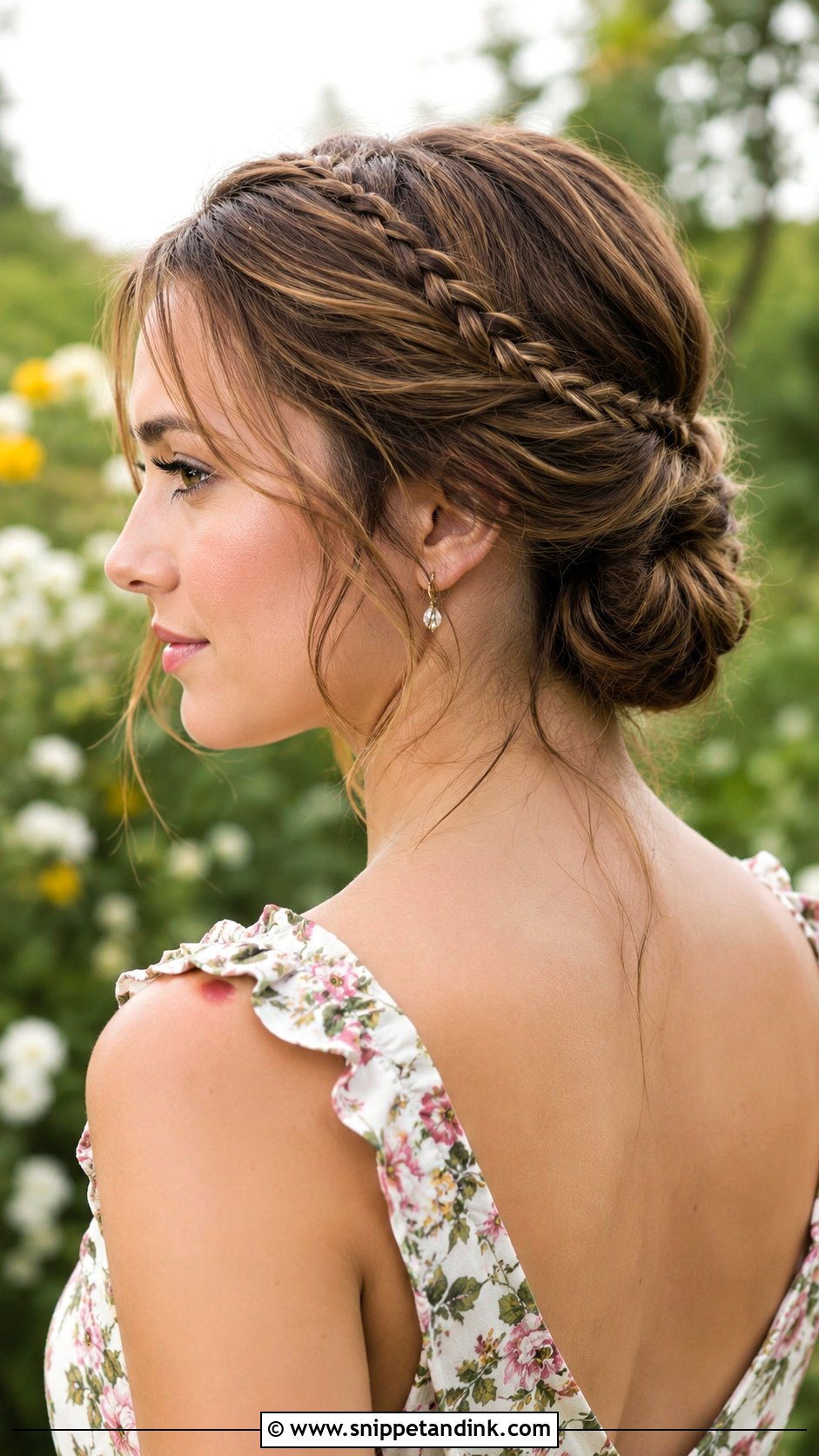 Knotted Updo - Snippet and Ink - 25 Wedding Guest Updos for Medium Hair