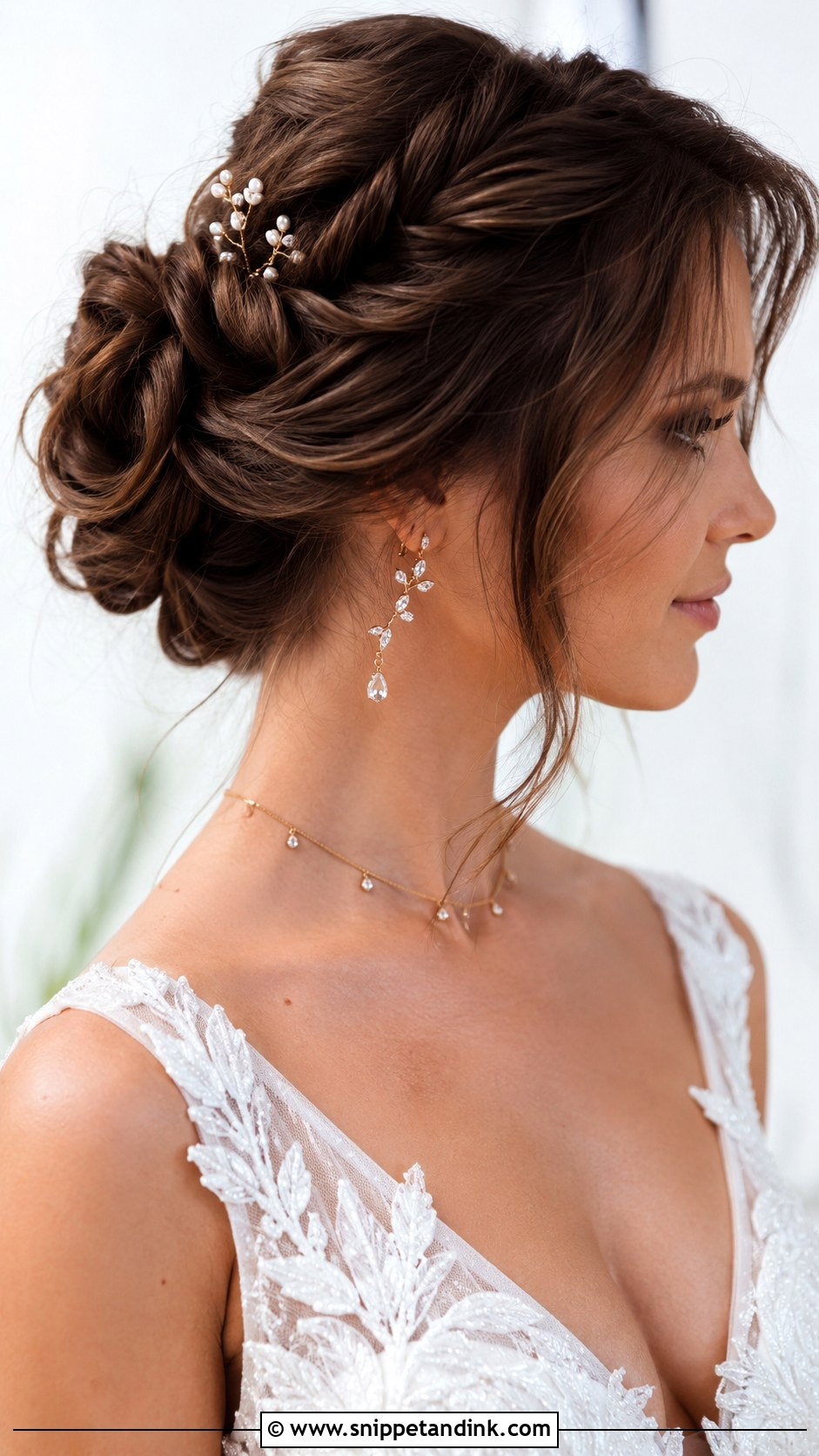 Knotted Updo Wedding Style - Snippet and Ink - 25 Wedding Upstyles