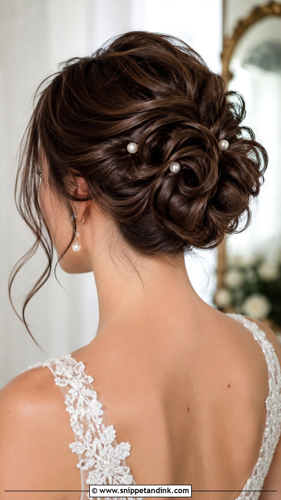 Knotted Updo for Medium Hair - Snippet and Ink - 20 Medium Hair Updo for Wedding Ideas