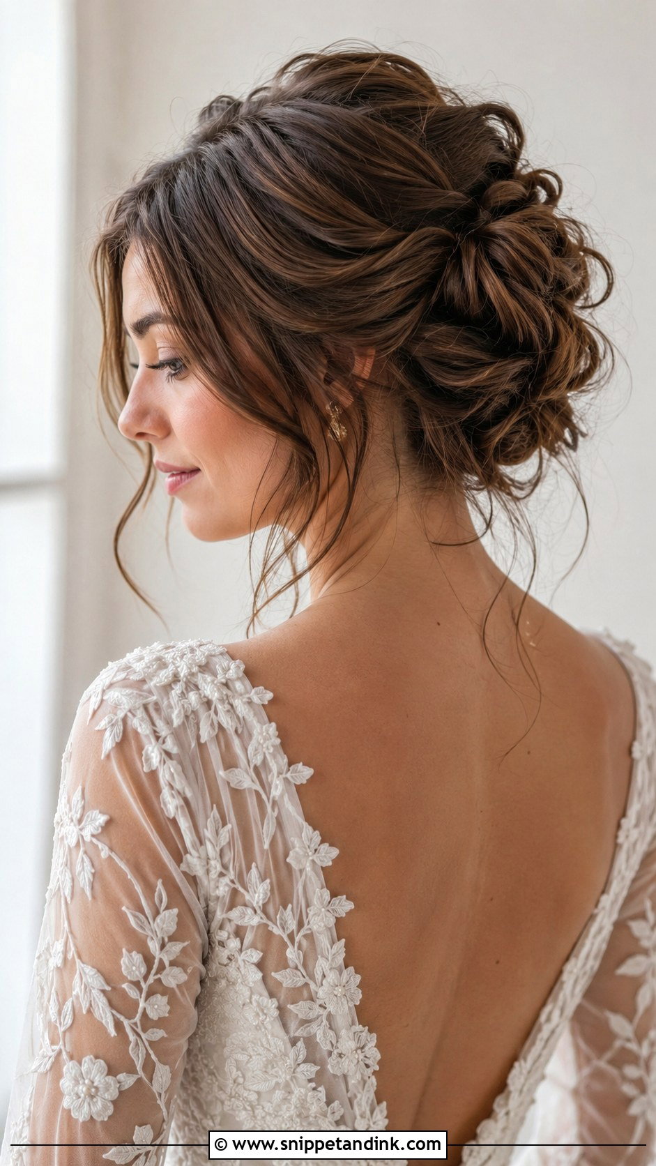 Knotted Updo for Medium Hair - Snippet and Ink - 20 Easy Wedding Updos for Medium Hair