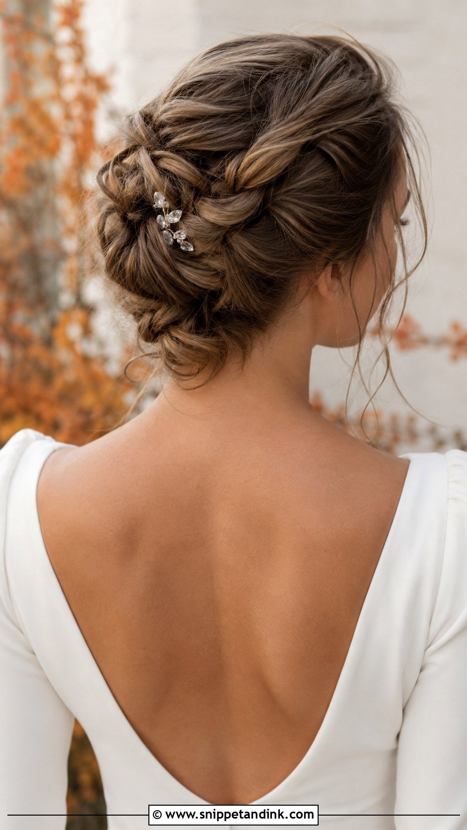 Knotted Updo for Medium Length Hair - Snippet and Ink - 25 Wedding Updos for Medium Length Hair