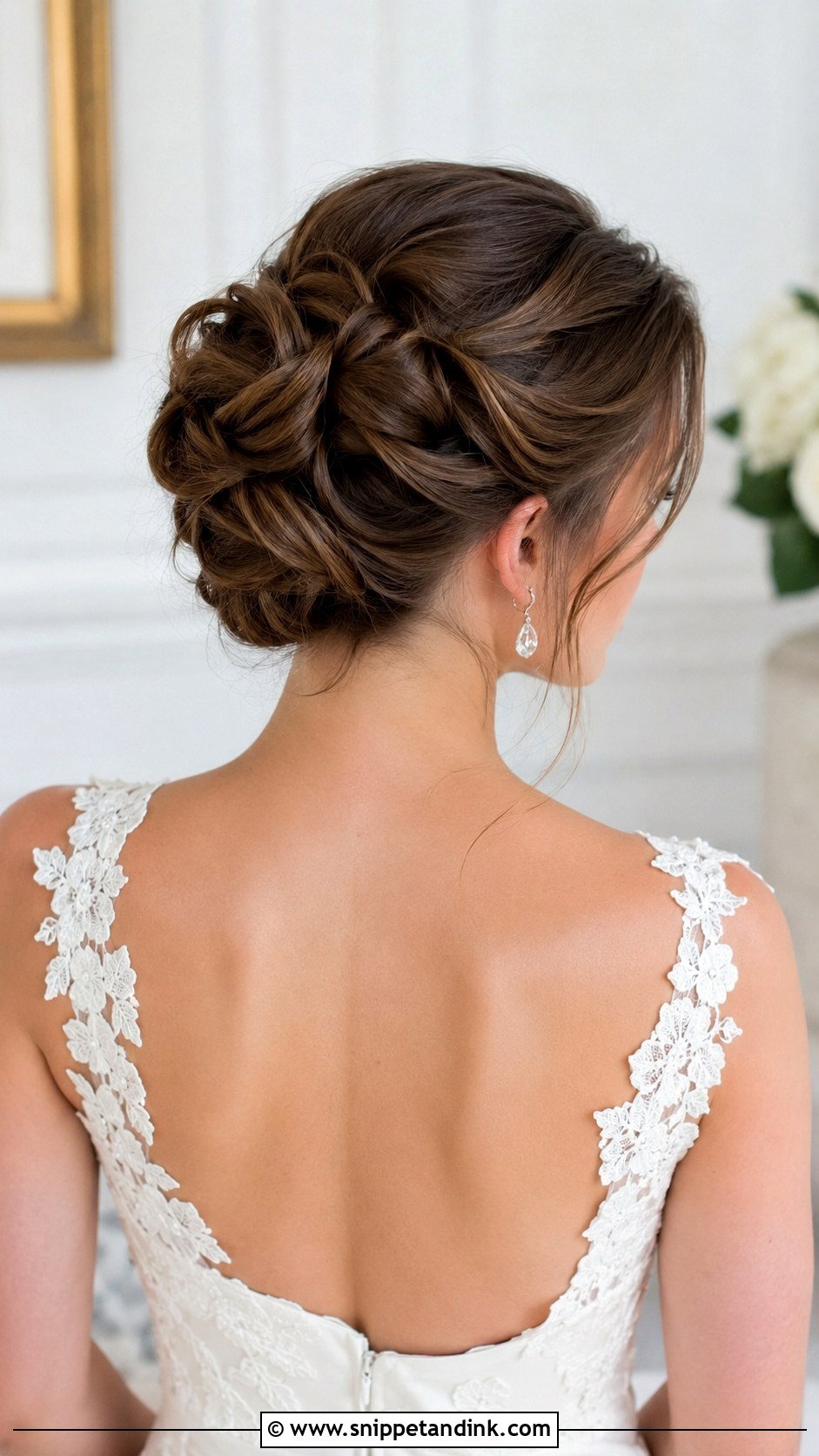 Knotted Updo for Short Hair - Snippet and Ink - 20 Updo Wedding Hairstyles for Short Hair