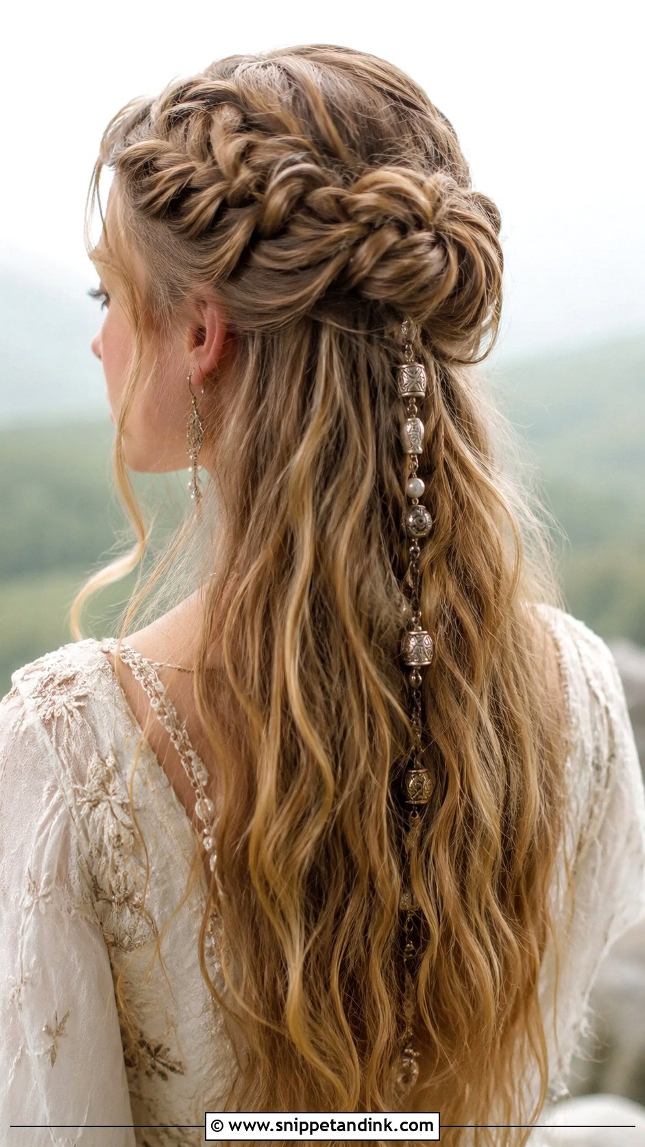 Knotted Viking Wedding Hairstyle - Snippet and Ink - 25 Viking Wedding Hair Ideas