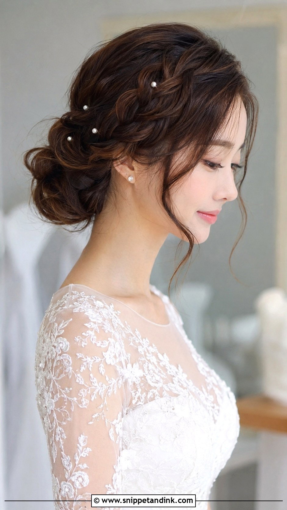 Korean Braided Wedding Hairstyle - Snippet and Ink - 20 Korean Wedding Hairstyle Ideas