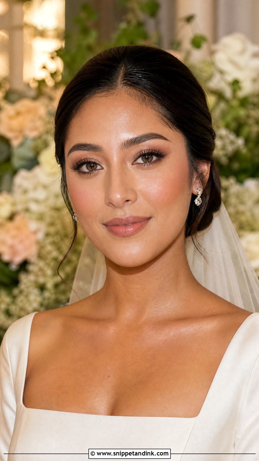 Korean Bridal Makeup With Brown Eyeliner - Snippet and Ink - 25 Korean Wedding Makeup Look Ideas