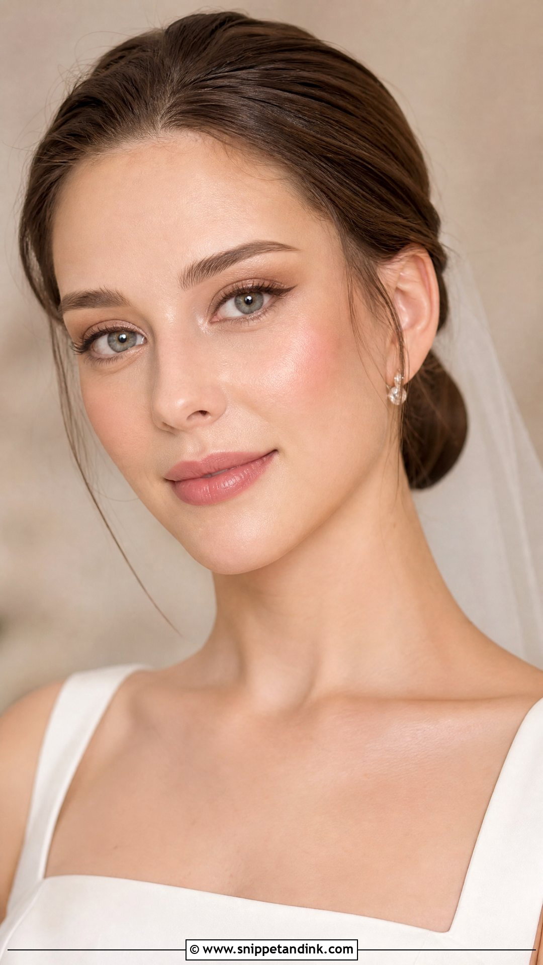Korean Bridal Makeup With Brown Eyeliner - Snippet and Ink - 25 Korean Bridal Makeup Ideas