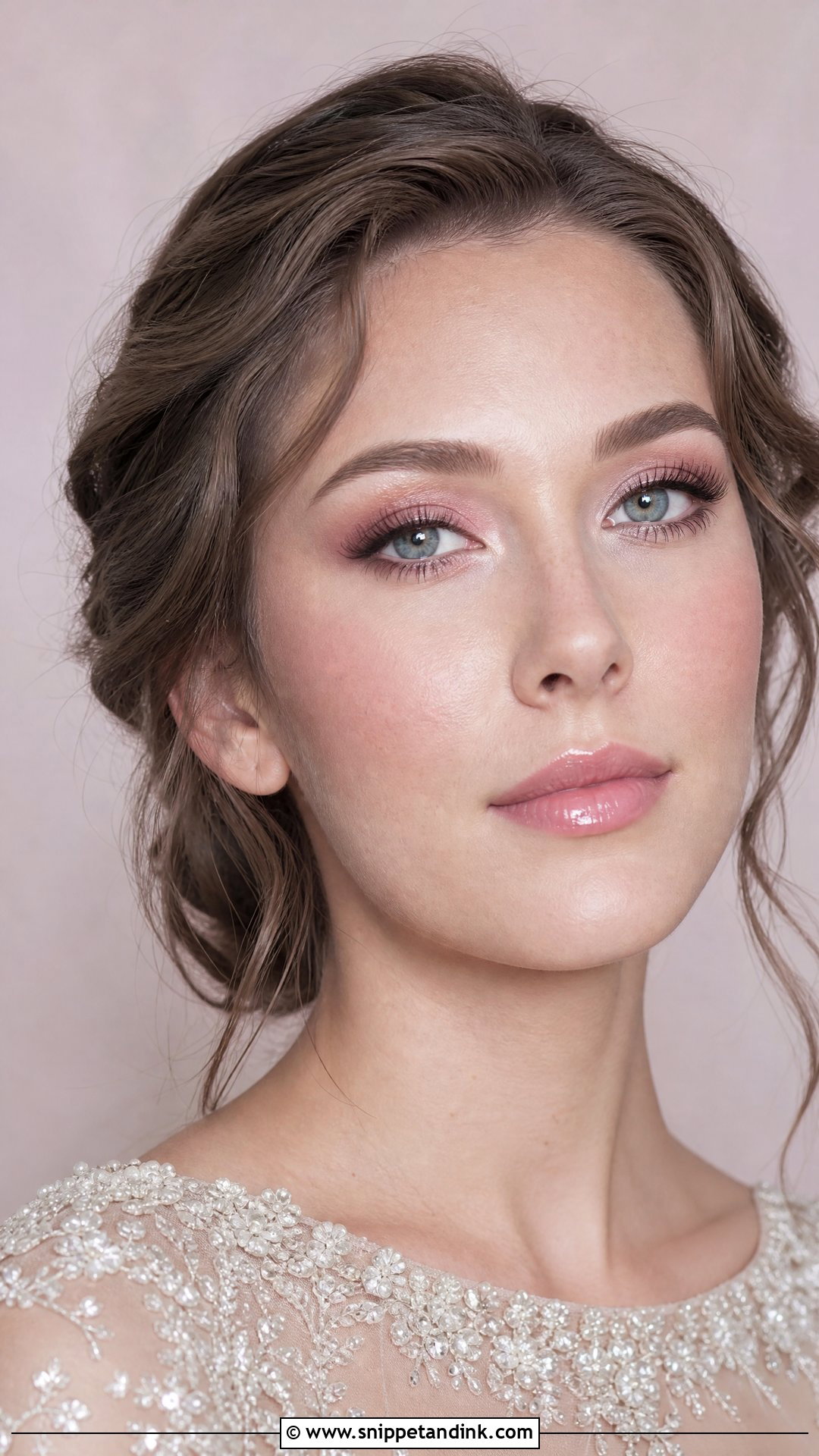 Korean Bridal Makeup With Cool Pink Eyes - Snippet and Ink - 25 Korean Bridal Makeup Ideas