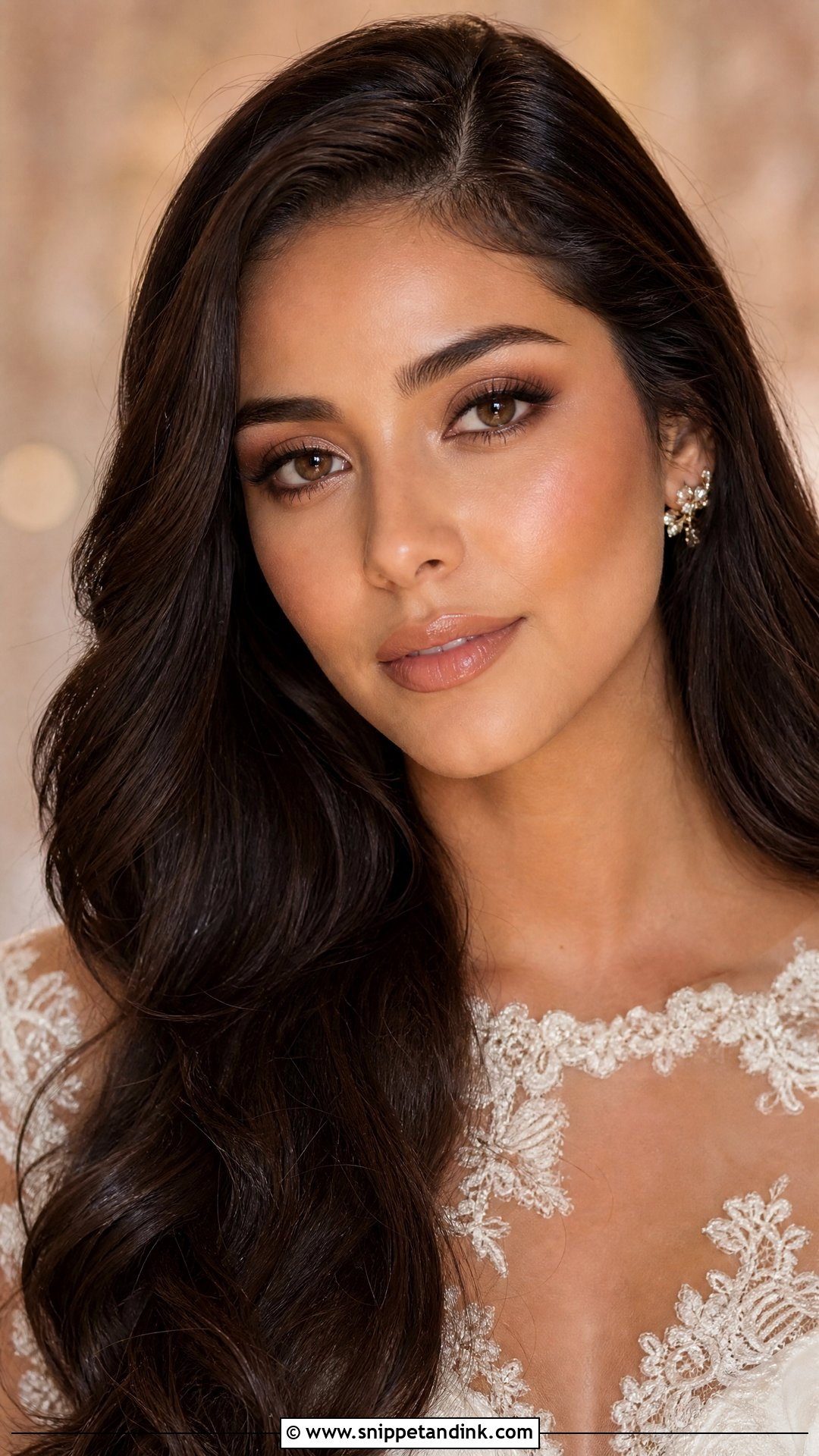 Korean Bridal Makeup With Warm Brown Eyes - Snippet and Ink - 25 Korean Bridal Makeup Ideas