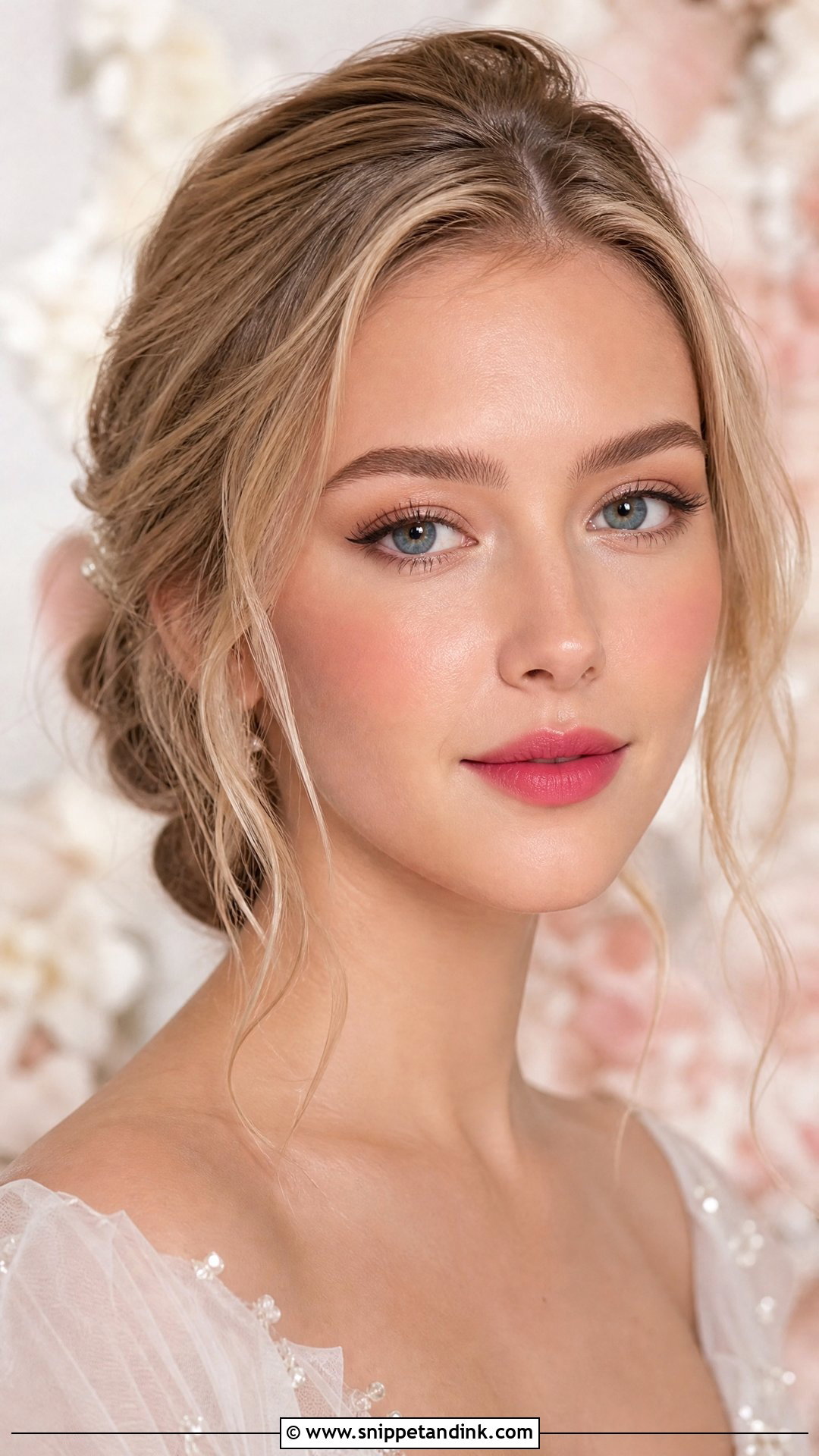 Korean Bride Gradient Lip Makeup - Snippet and Ink - 20 Korean Bride Makeup Ideas