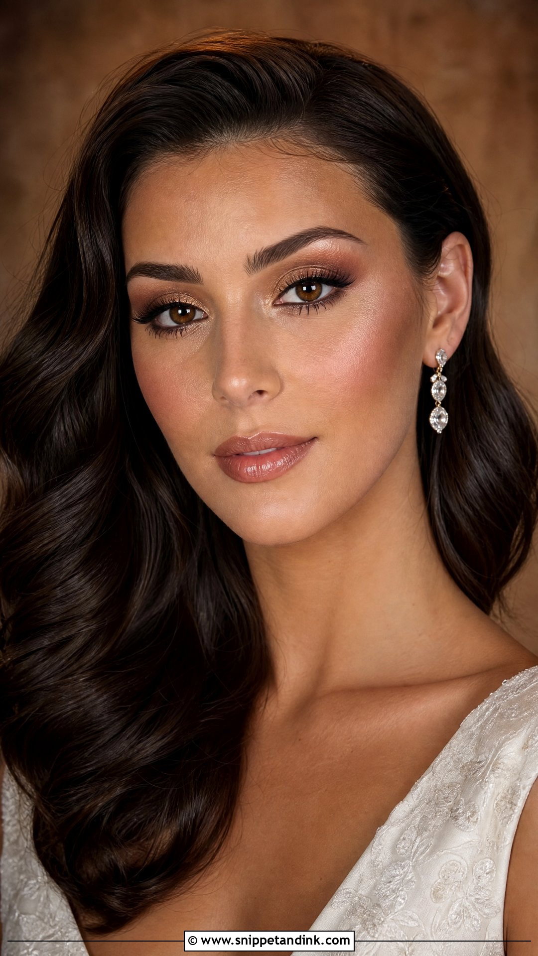 Korean Brown Smokey Wedding Makeup - Snippet and Ink - 20 Korea Wedding Make Up Ideas