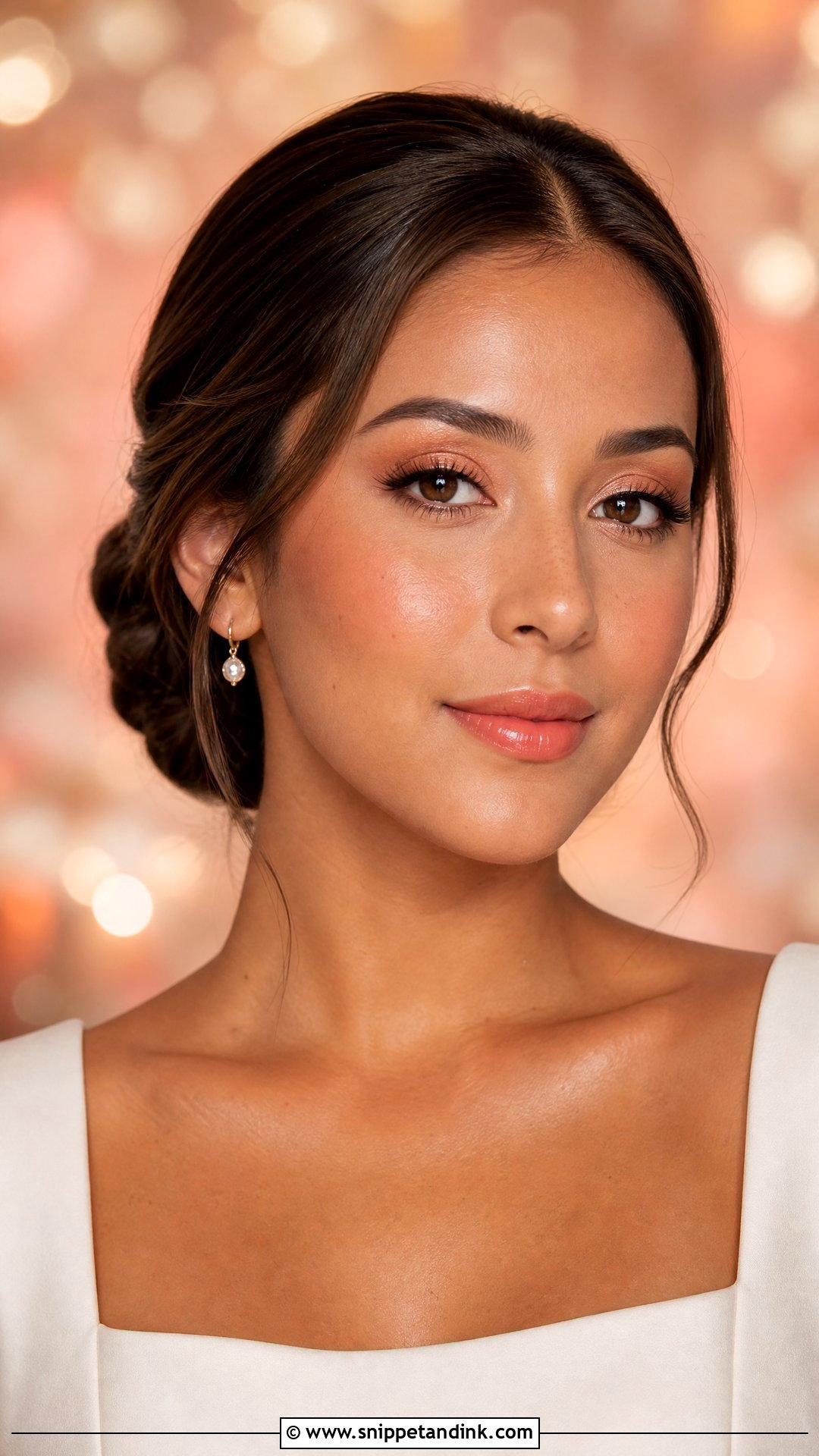 Korean Coral Bridal Makeup - Snippet and Ink - 20 Korea Wedding Make Up Ideas