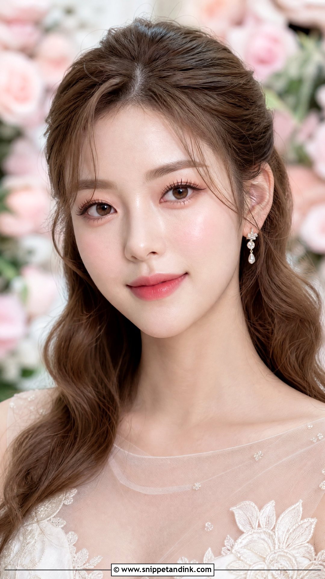 Korean Gradient Lip Bridal Makeup - Snippet and Ink - 25 Korean Wedding Makeup Ideas