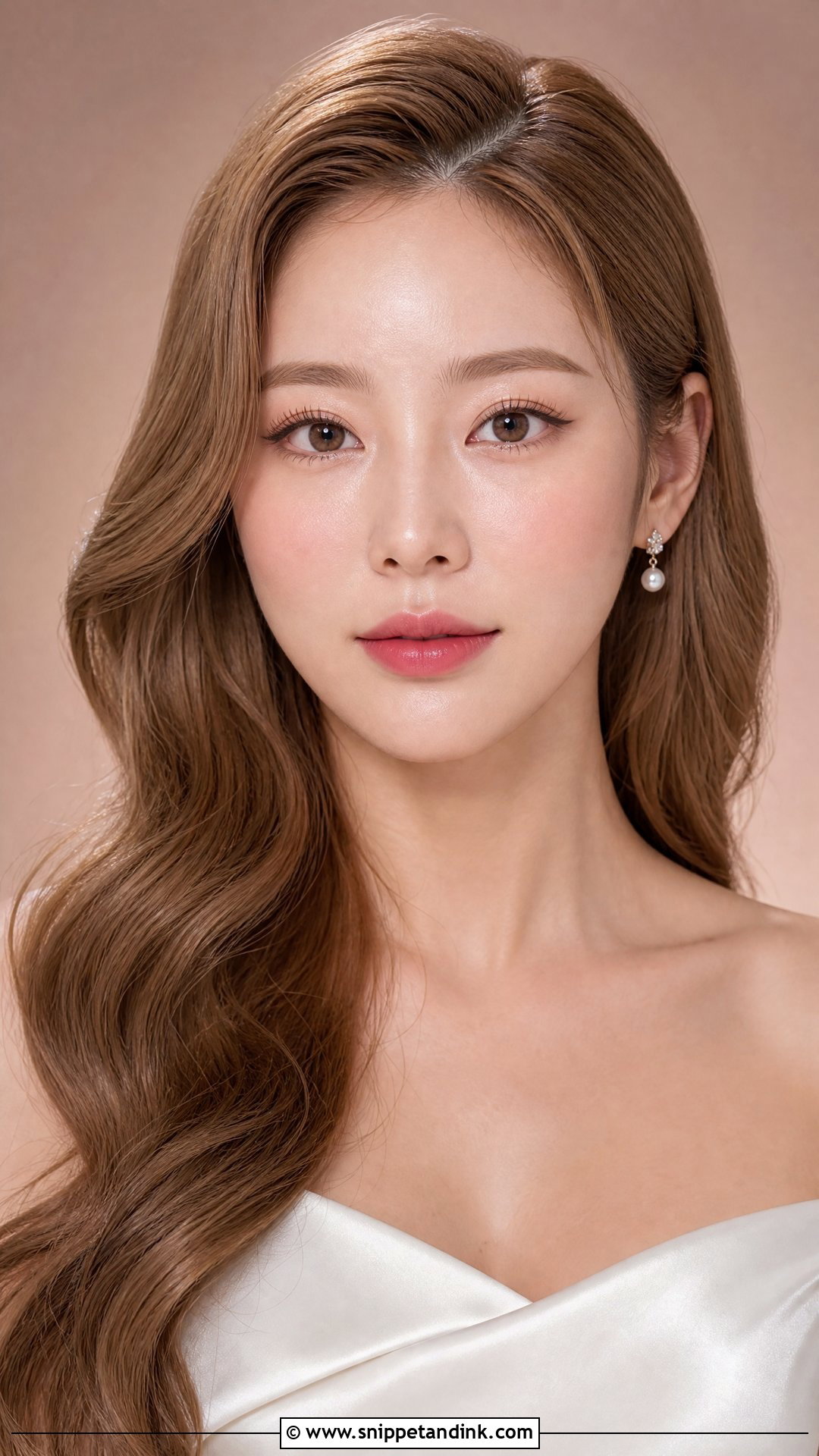 Korean Gradient Lip Wedding Makeup - Snippet and Ink - 20 Korea Wedding Make Up Ideas