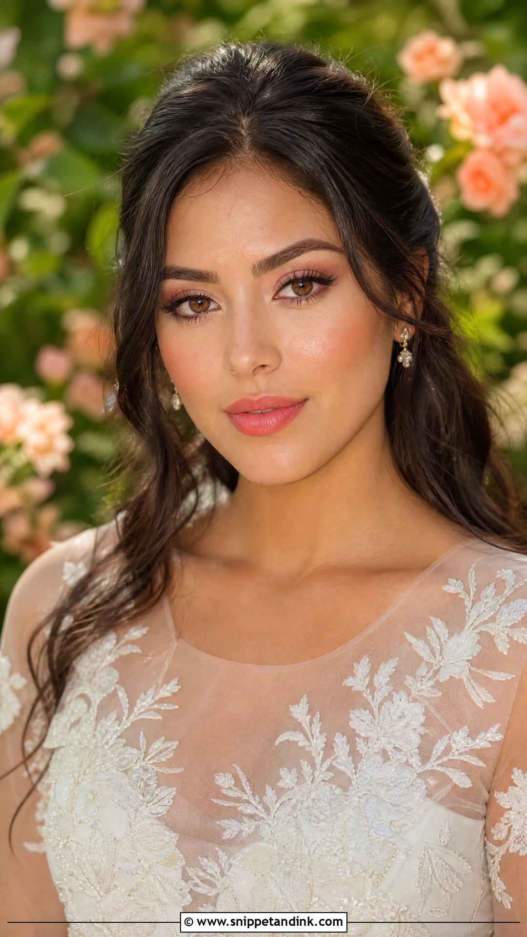 Korean Peach Wedding Makeup - Snippet and Ink - 25 Korean Wedding Makeup Look Ideas