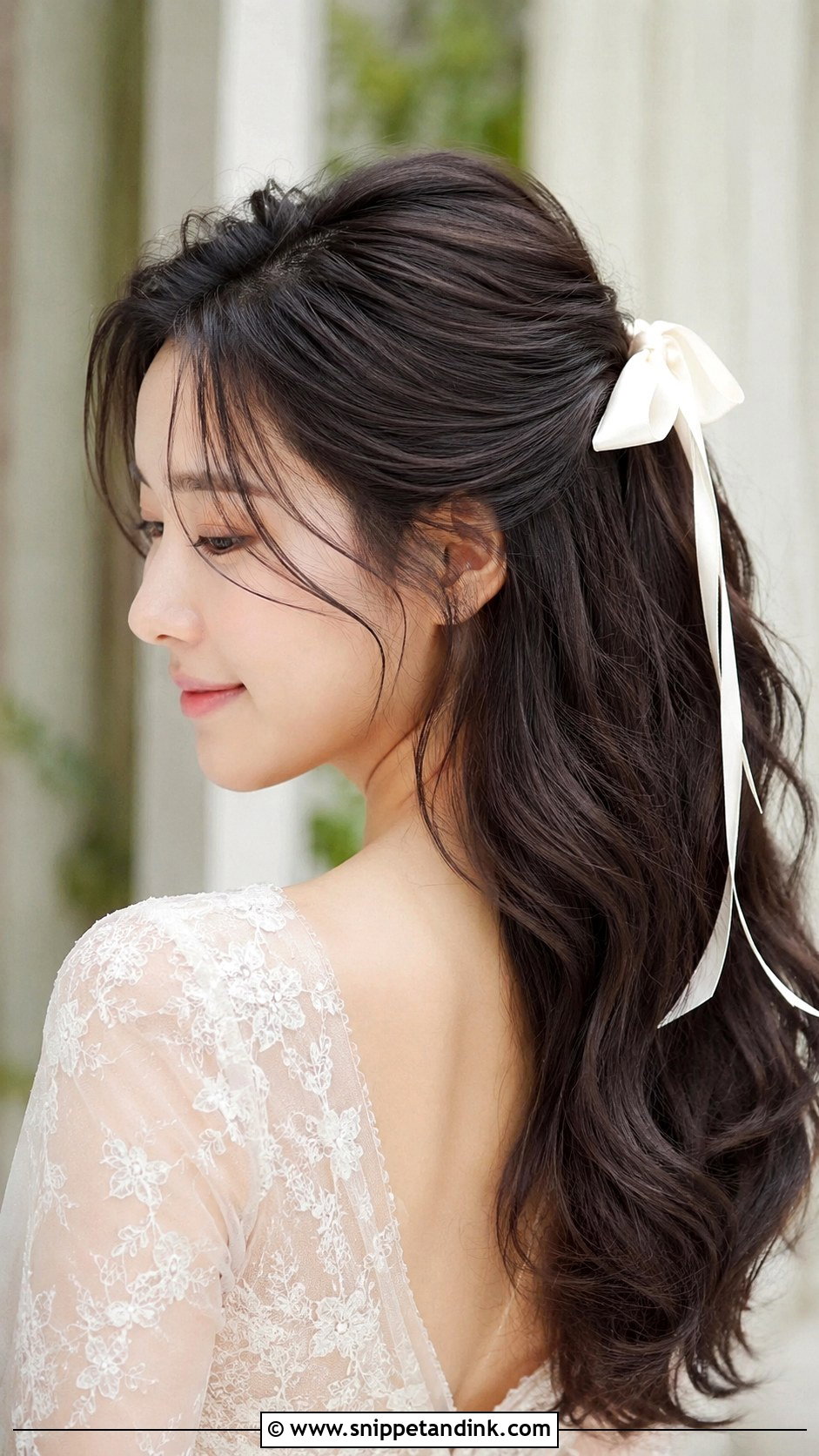Korean Ribbon Wedding Hairstyle - Snippet and Ink - 20 Korean Wedding Hairstyle Ideas