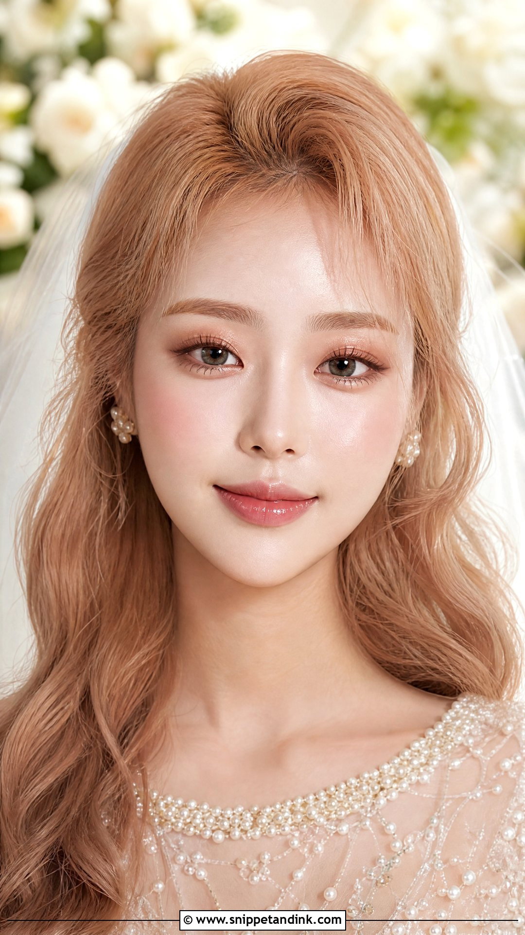 Korean Rose Gold Bridal Makeup - Snippet and Ink - 25 Korean Wedding Makeup Ideas