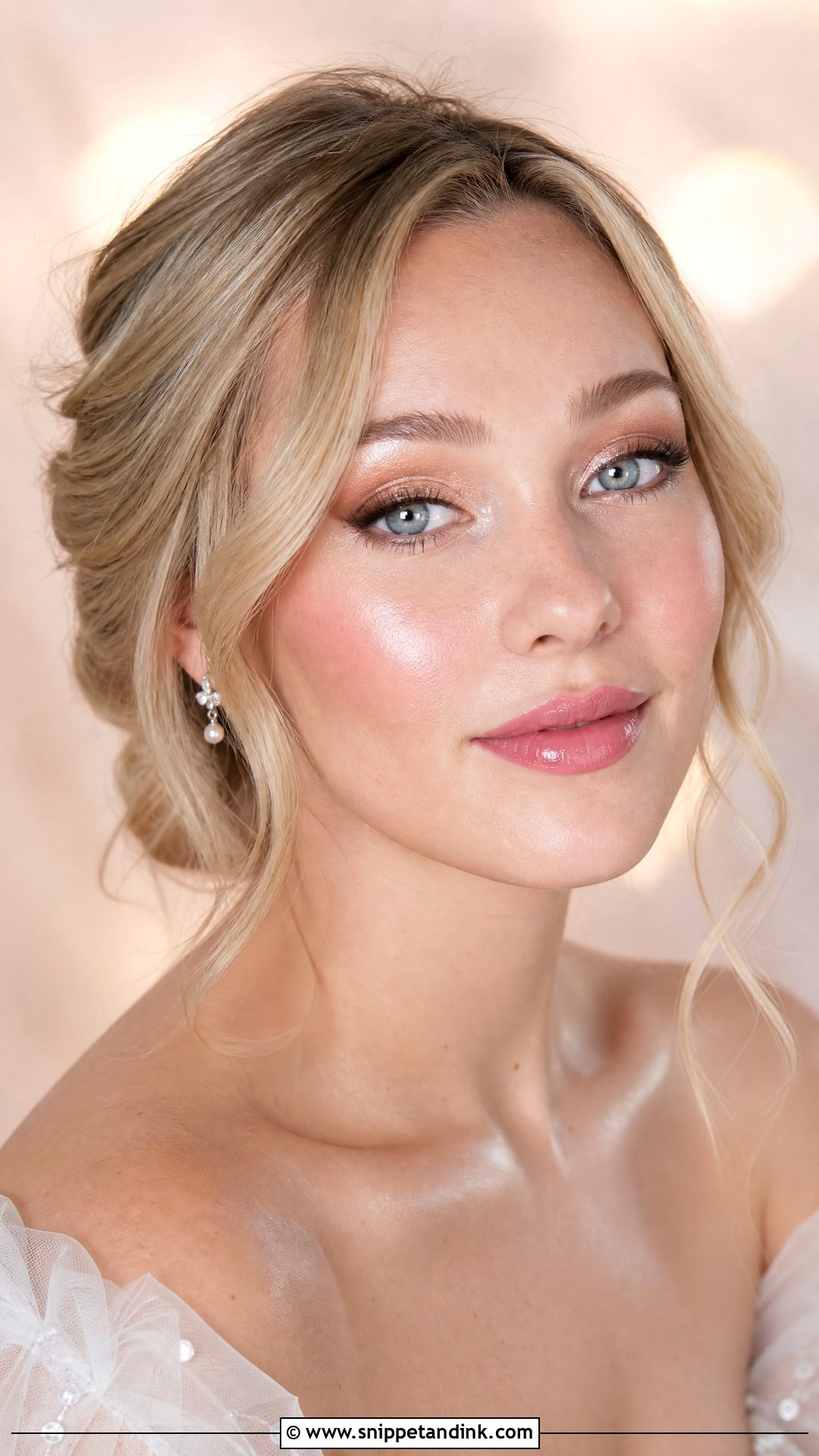 Korean Shimmer Bridal Makeup - Snippet and Ink - 20 Korean Wedding Makeup the Bride Ideas