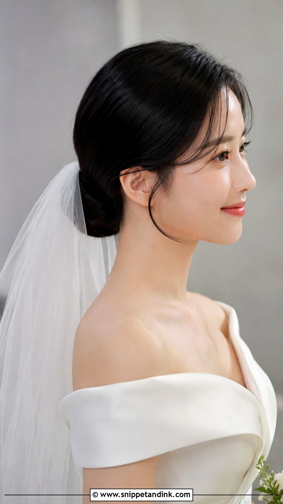 Korean Veil Wedding Hairstyle - Snippet and Ink - 20 Korean Wedding Hairstyle Ideas