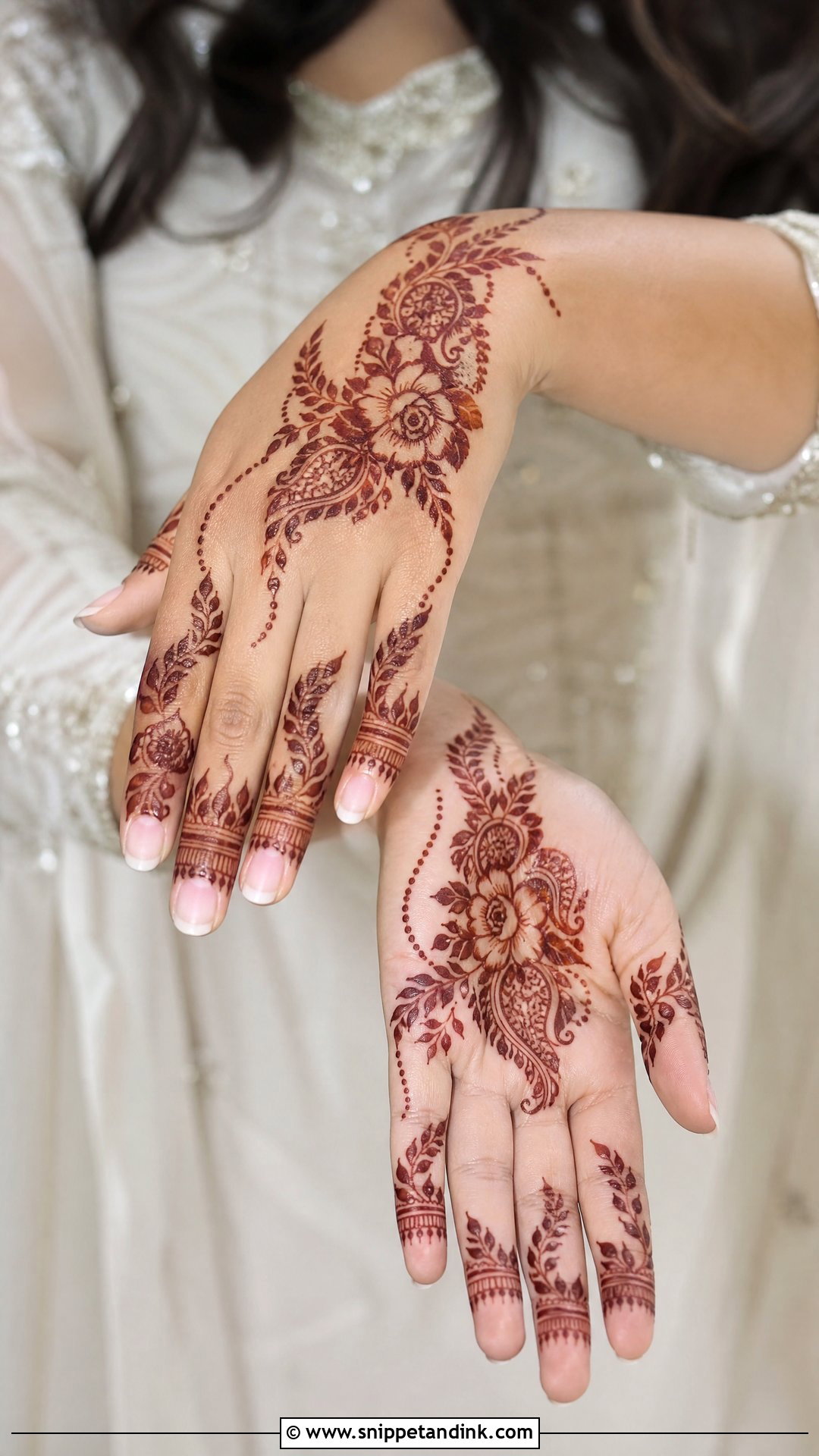 Kuwaiti Khaleeji Bridal Henna - Snippet and Ink - 20 Khaleeji Bridal Henna Ideas