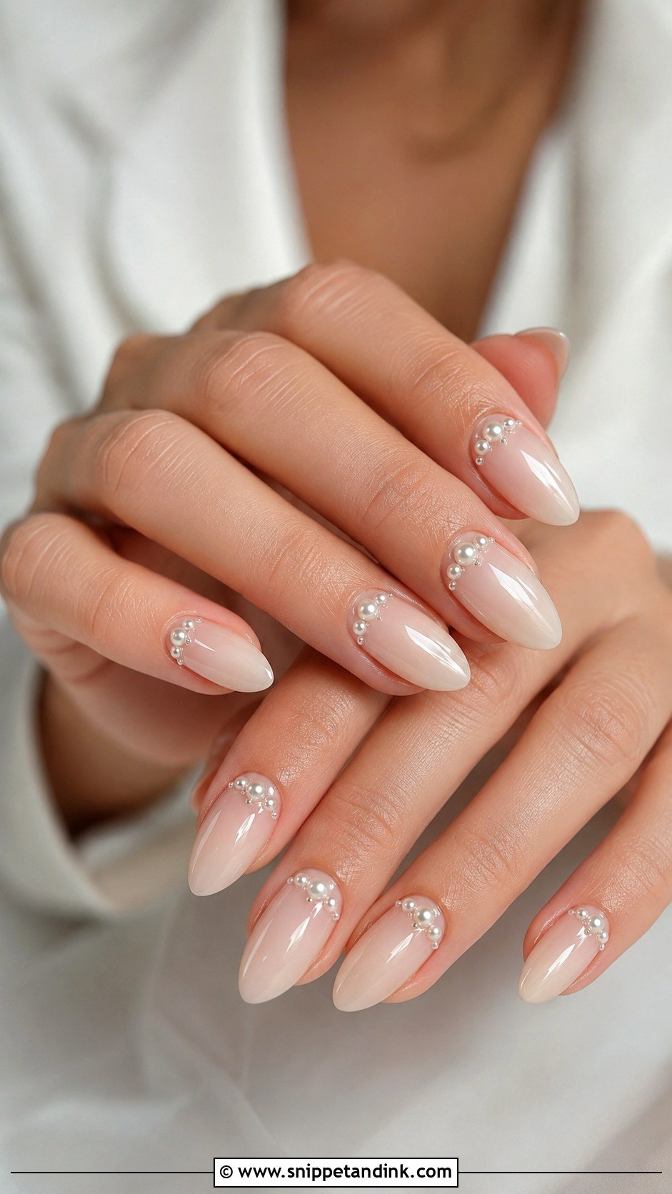 Lace Bride Nails - Snippet and Ink - 20 Bride Nail Art Ideas Wedding Day