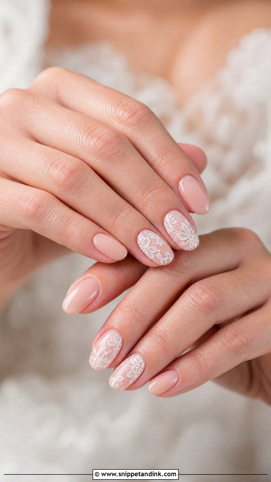Lace Marriage Nails - Snippet and Ink - 25 Nails for Marriage