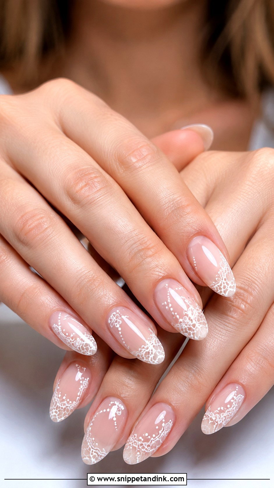 Lace Marriage Nails - Snippet and Ink - 30 Marriage Nails