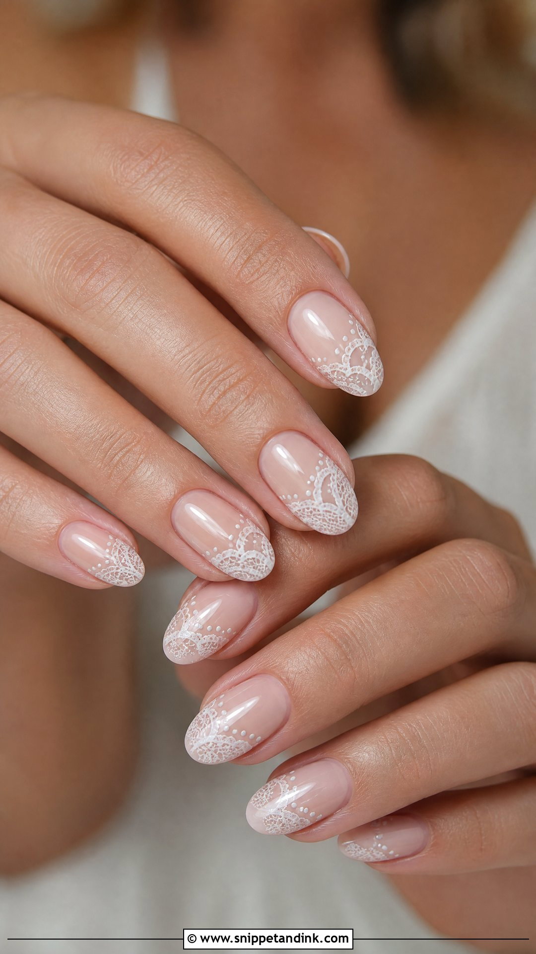 Lace Marriage Nails - Snippet and Ink - 25 Marriage Nails Art Designs