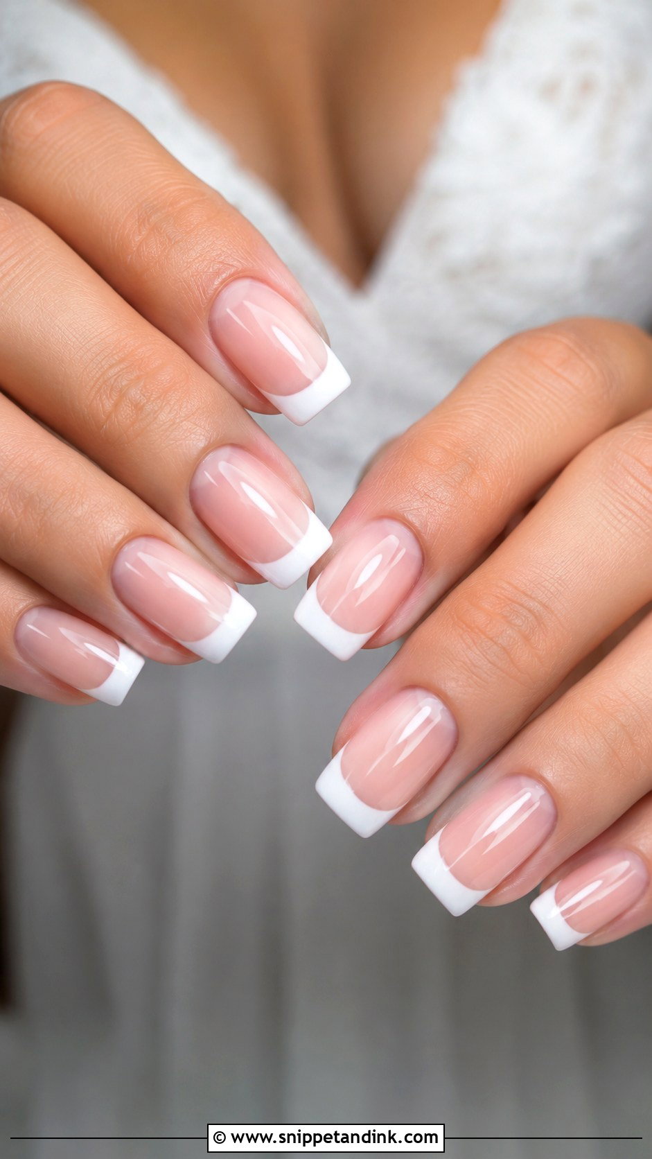 Lace Square Wedding Nails - Snippet and Ink - 30 Wedding Nails Square