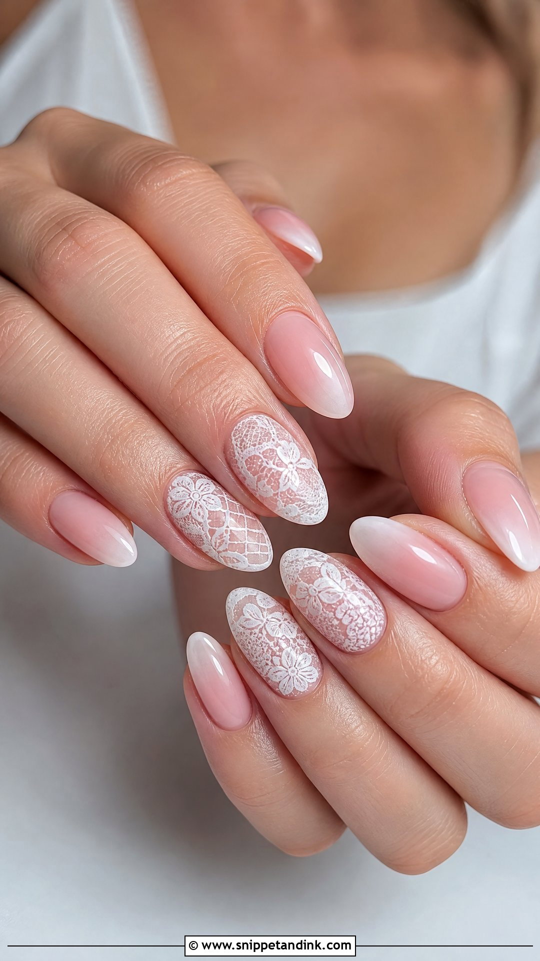 Lace Wedding Nails - Snippet and Ink - 25 Nail Art Designs for Wedding