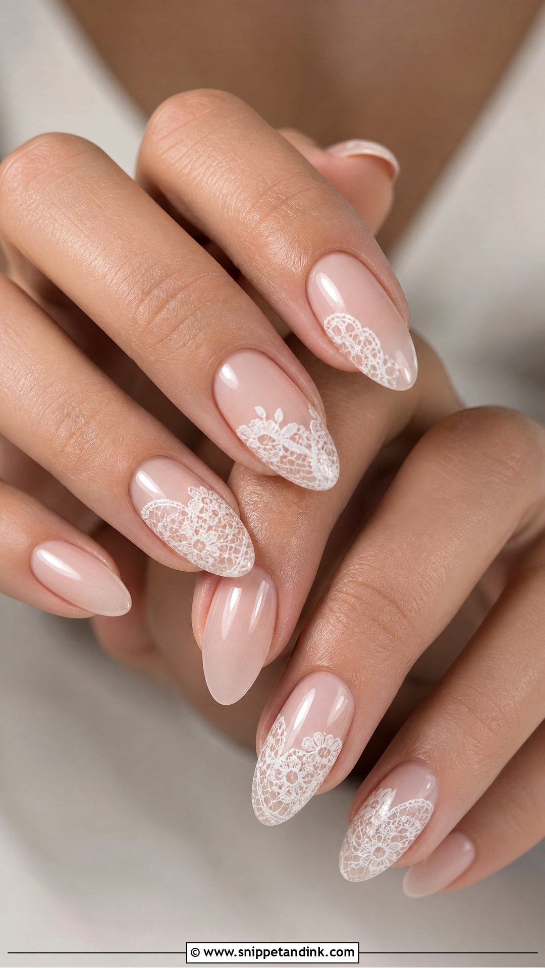 Lace Wedding Nails - Snippet and Ink - 25 Nail Designs for Wedding