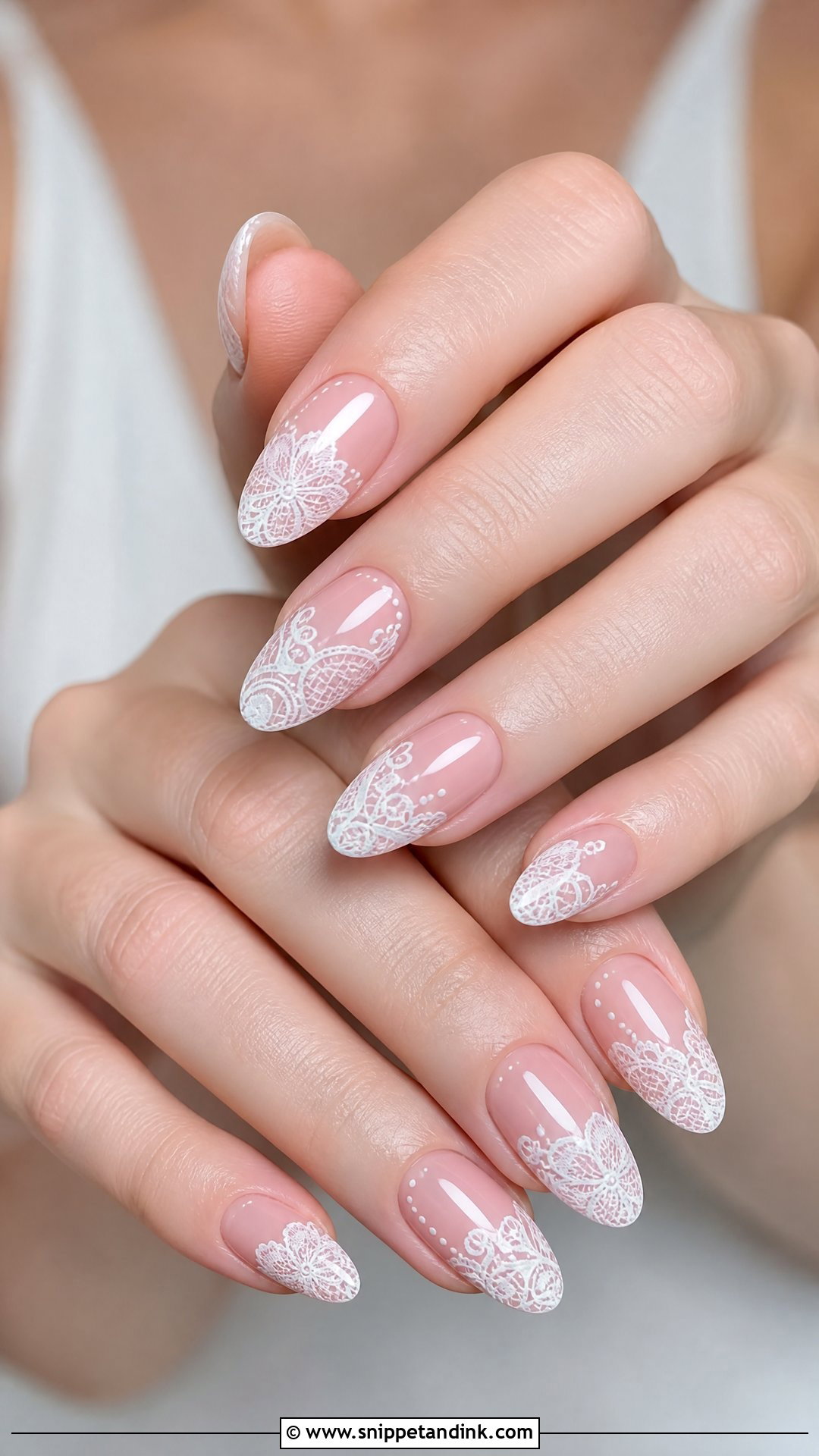 Lace Wedding Nails - Snippet and Ink - 25 Nail Ideas for Wedding