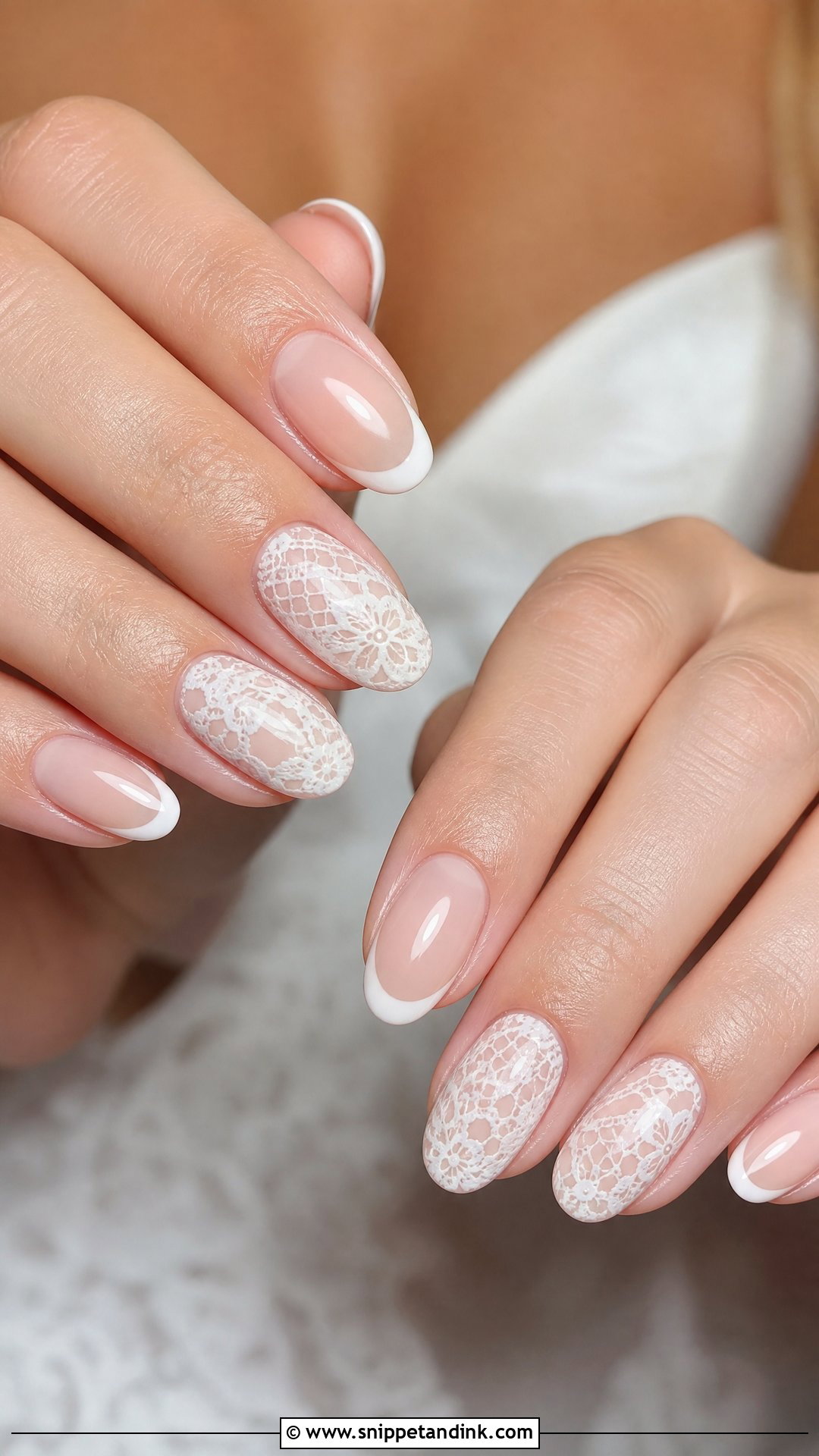 Lace Wedding Nails - Snippet and Ink - 25 Nails Design for Wedding
