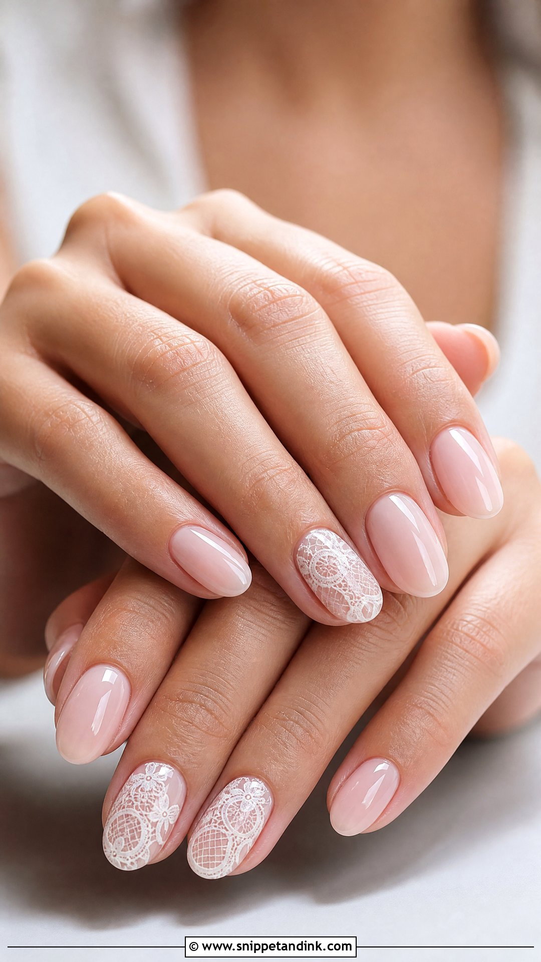 Lace Wedding Nails - Snippet and Ink - 25 Unique Wedding Nails