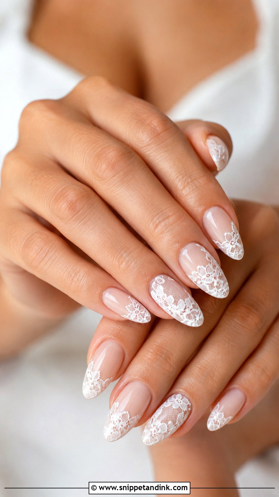Lace Wedding Nails - Snippet and Ink - 20 Elegant Nails for Wedding